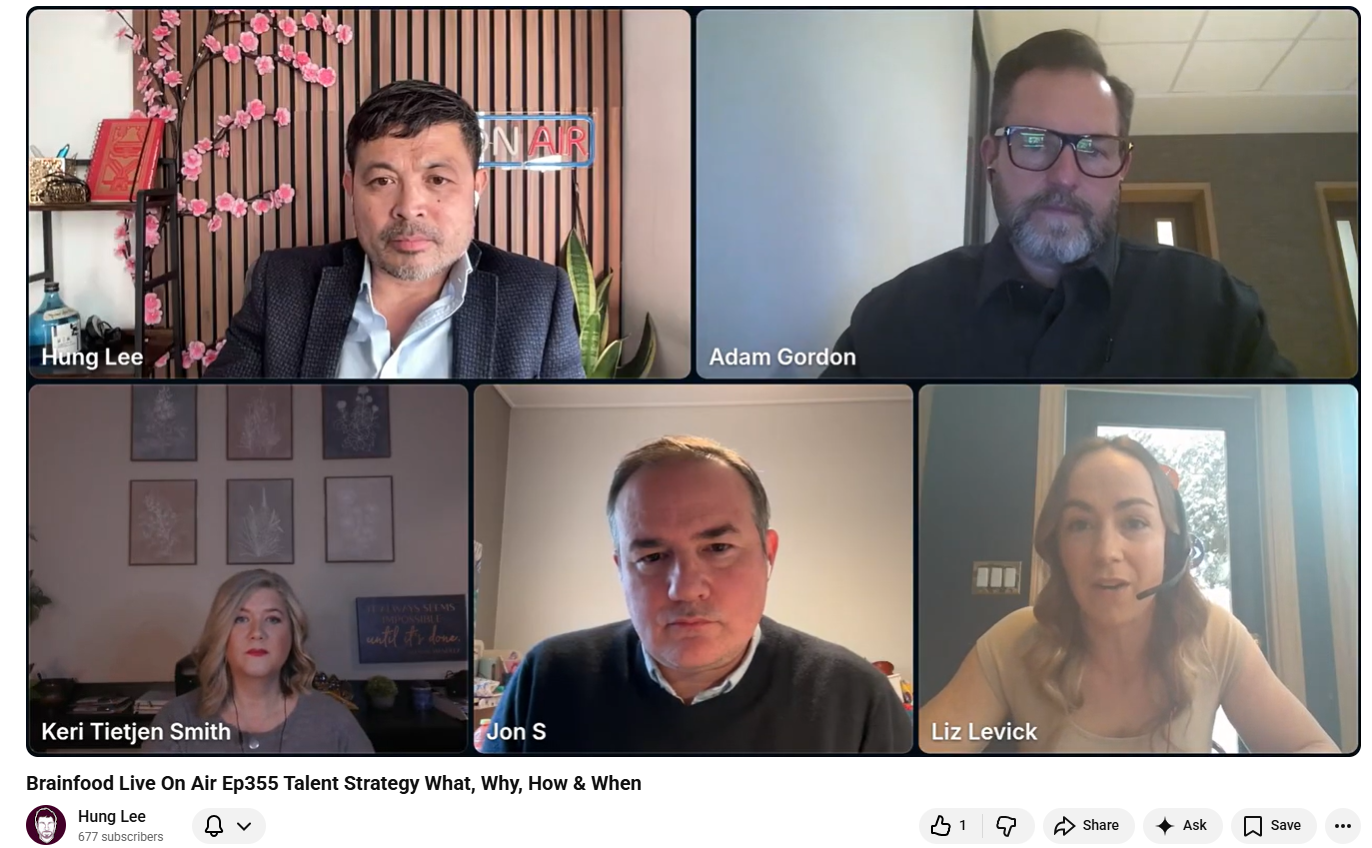 Keri Tietjen Smith on Brainfood Live | Talent Strategy, AI Hiring Systems &amp; Decision Governance