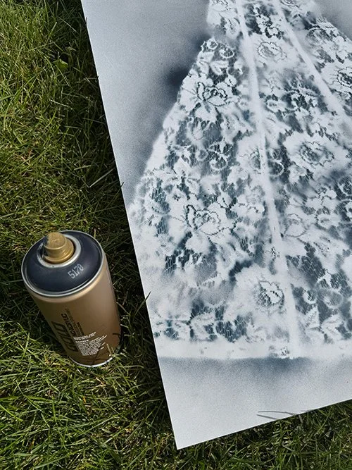 Sprayed Lace