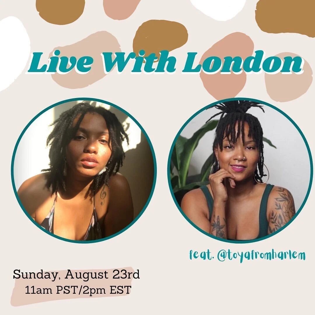 Tomorrow I&rsquo;m chillin with @londonmckoy on live. Join us as we talk current events, quarantining or nah, Locs and some other  laughs. Also, she is going to make me play song association with words- so it&rsquo;s going to be hilarious! Tune in to