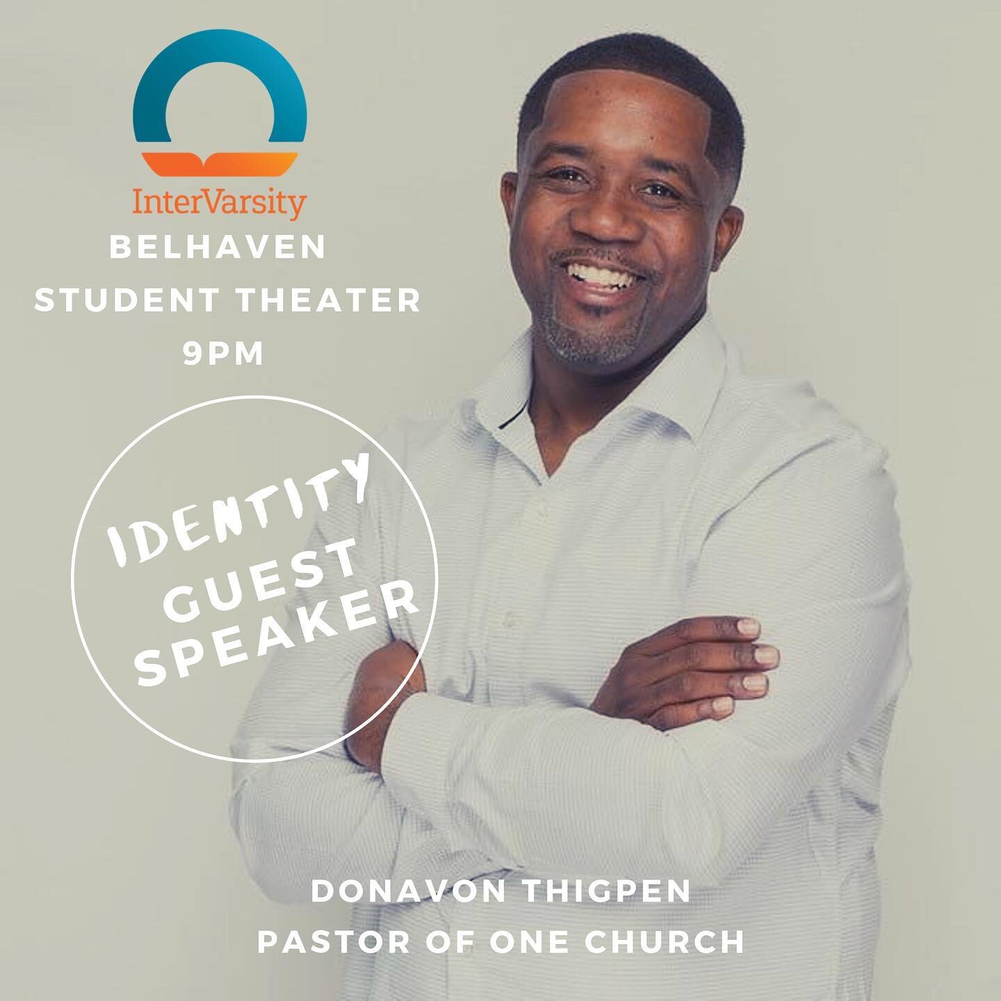 Tonight!! Come hear from the pastor of @thatonechurch @belhavenu #identity