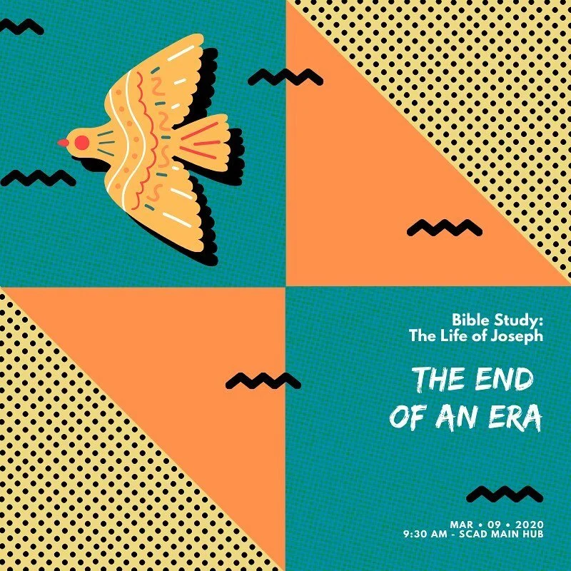 Just as Joseph is wrapping up his tale, so shall we with this last Bible Study of the quarter. Come join us tomorrow at 9:30 AM in the Hub to see how the story ends 🌞