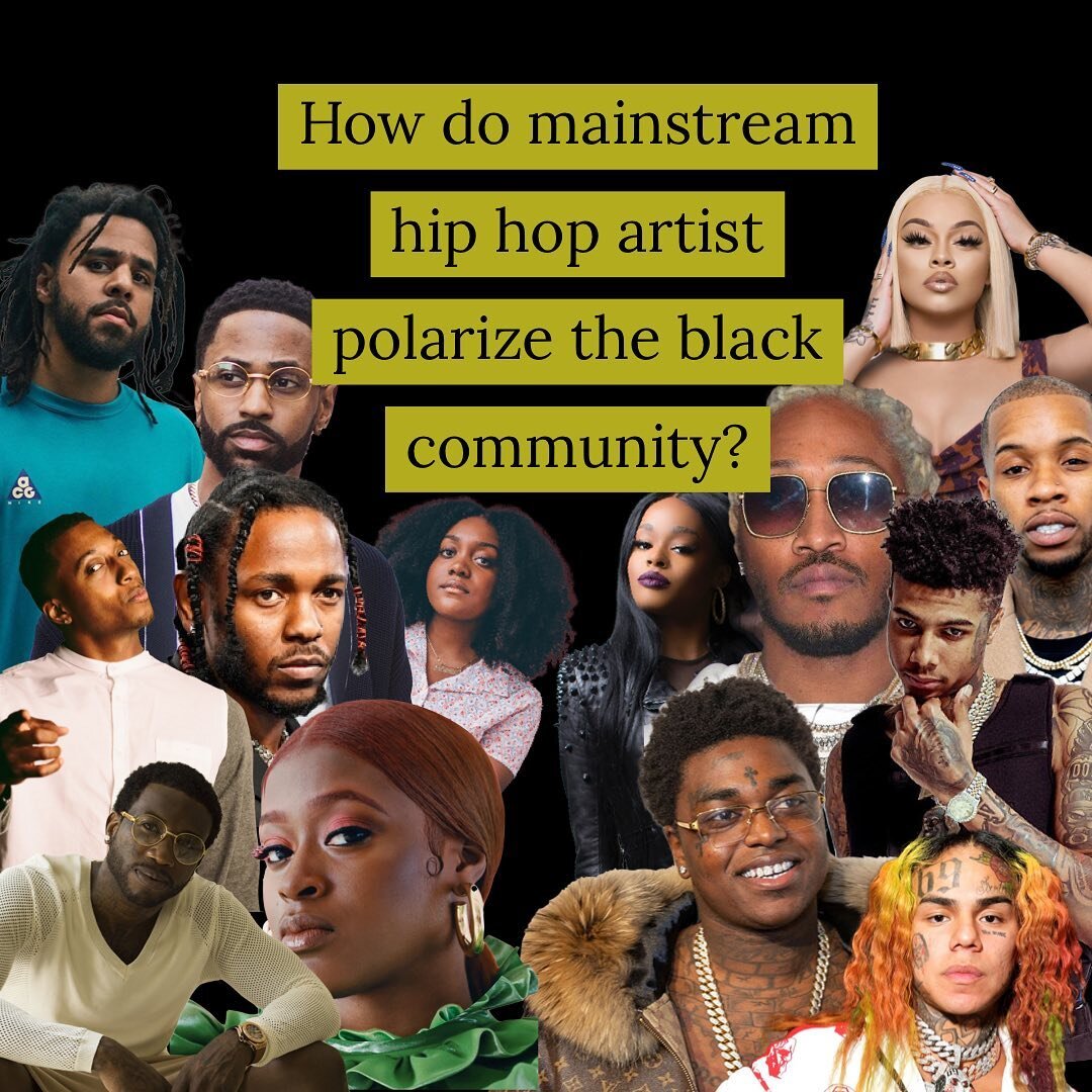 GROUND ZERO DISCUSSION RECAP 
How do mainstream hip hop artist polarize the black community? Who&rsquo;s your fave right now and how has their artistry influenced you? #letsdiscuss 

Join us tomorrow (Every Monday) at 8PM to dive in into the word and