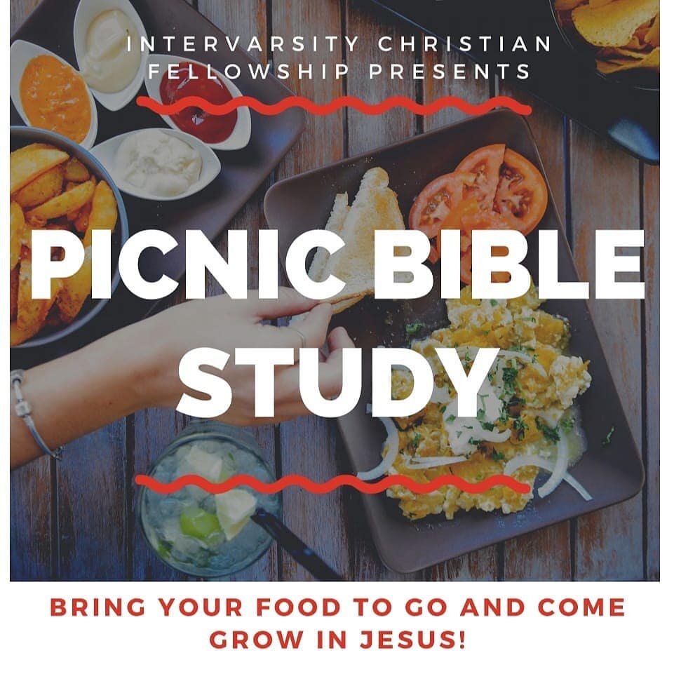 Hey Everyone!

Join us for a fun socially-distanced picnic this Monday (9/7) from 5-6pm at the Anderson outdoor classroom! Learn about the club Intervarsity (a campus ministry), eat fun snacks like Oreos, and hear from some Intervarsity members about