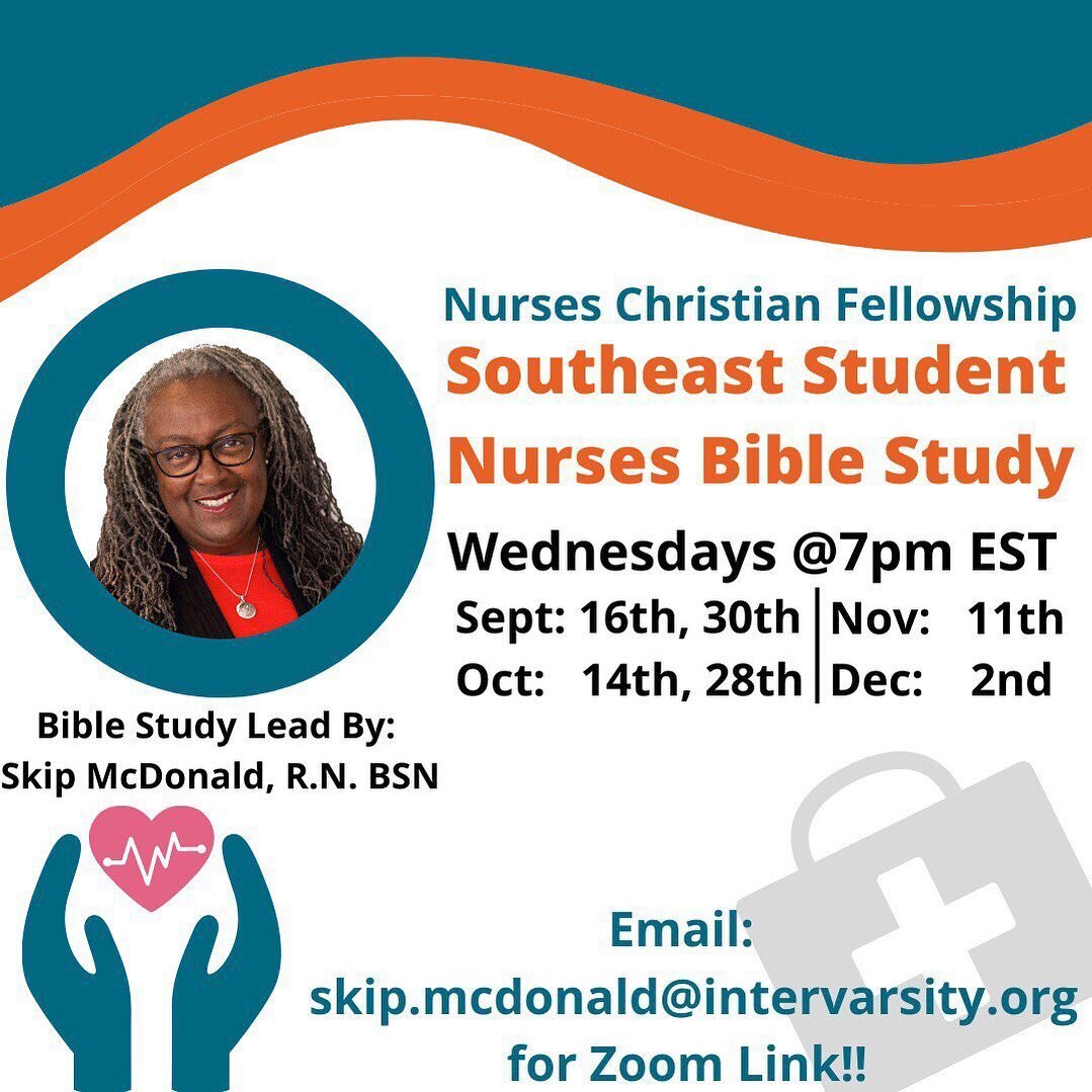 Are you a Nursing Student looking for community? Want to integrate your faith and work? Check out this Bible Study with the wonderful Skip McDonald!

#uah2024 #ivalabama