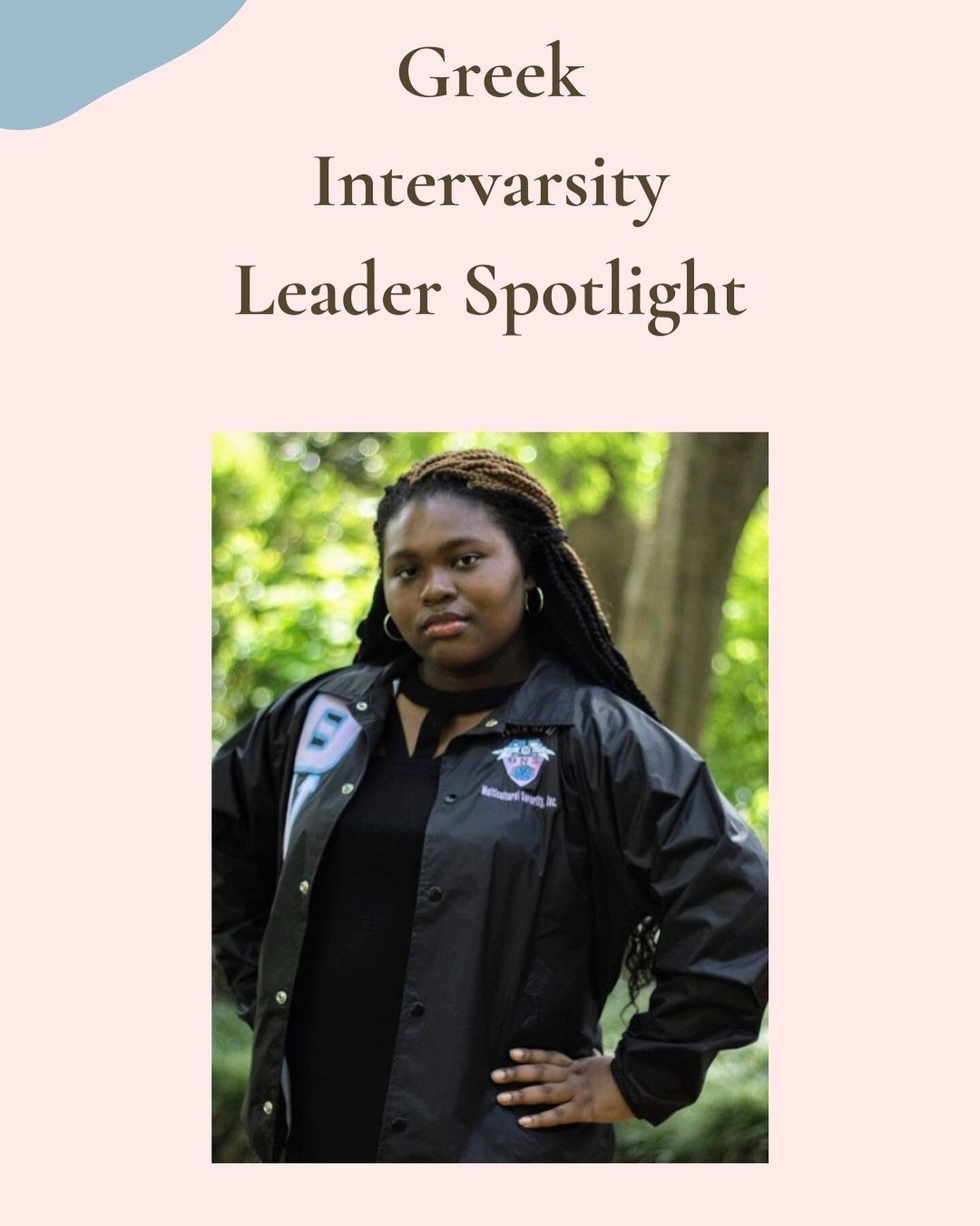 Day three of our leadership spotlight!!!

Meet Tamiya! she is a senior and a sister of Theta Nu Xi!  Fun fact: Tamiya has the brightest smile (even though you can&rsquo;t tell in this fierce photo)! She loves that Greek IV has allowed her to grow spi