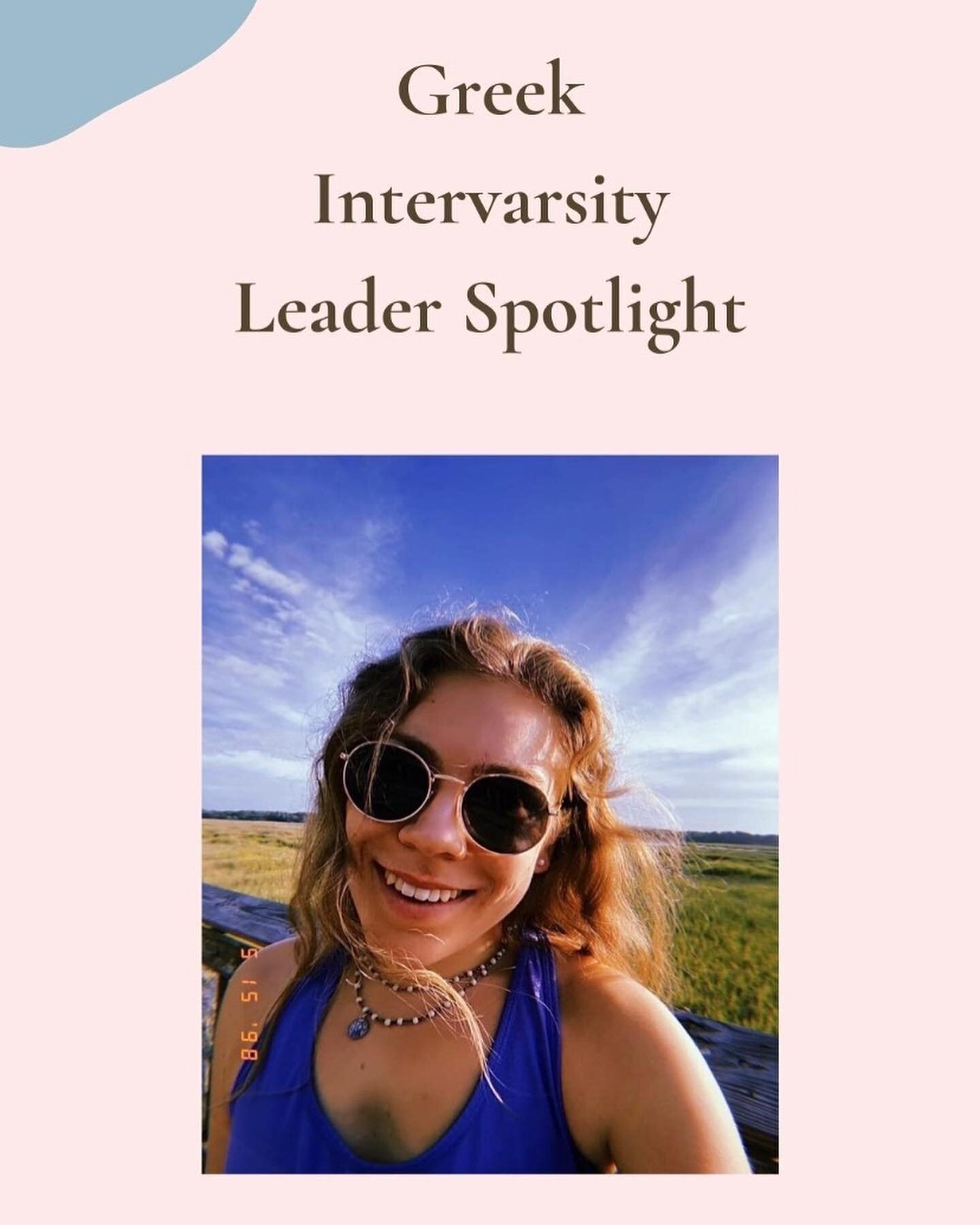 LEADERSHIP SPOTLIGHT- each day we will be highlighting one of our wonderful leaders!

Meet Caro! She&rsquo;s a sister of Delta Gamma and loves jittery Joes ice coffee!  She joined Greek IV her Freshman year and even lead a bible study in her sorority