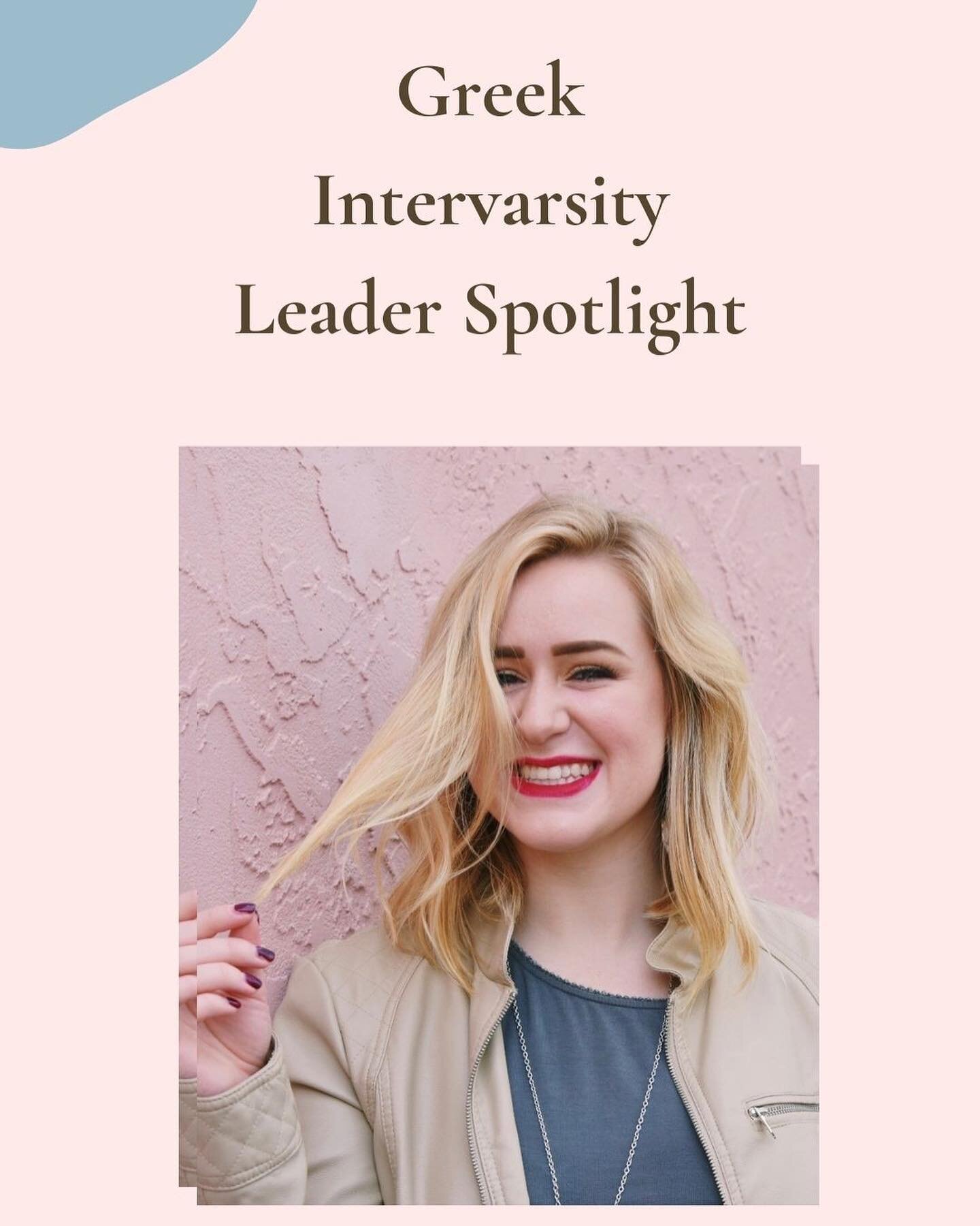 Day two of our leadership spotlights!

Meet Lee Ann! She&rsquo;s a senior and a member of Gamma Sigma Sigma. She has such a great sense of humor and is an enneagram 3w2! She currently serves as our President and we are so proud of how hard she works 
