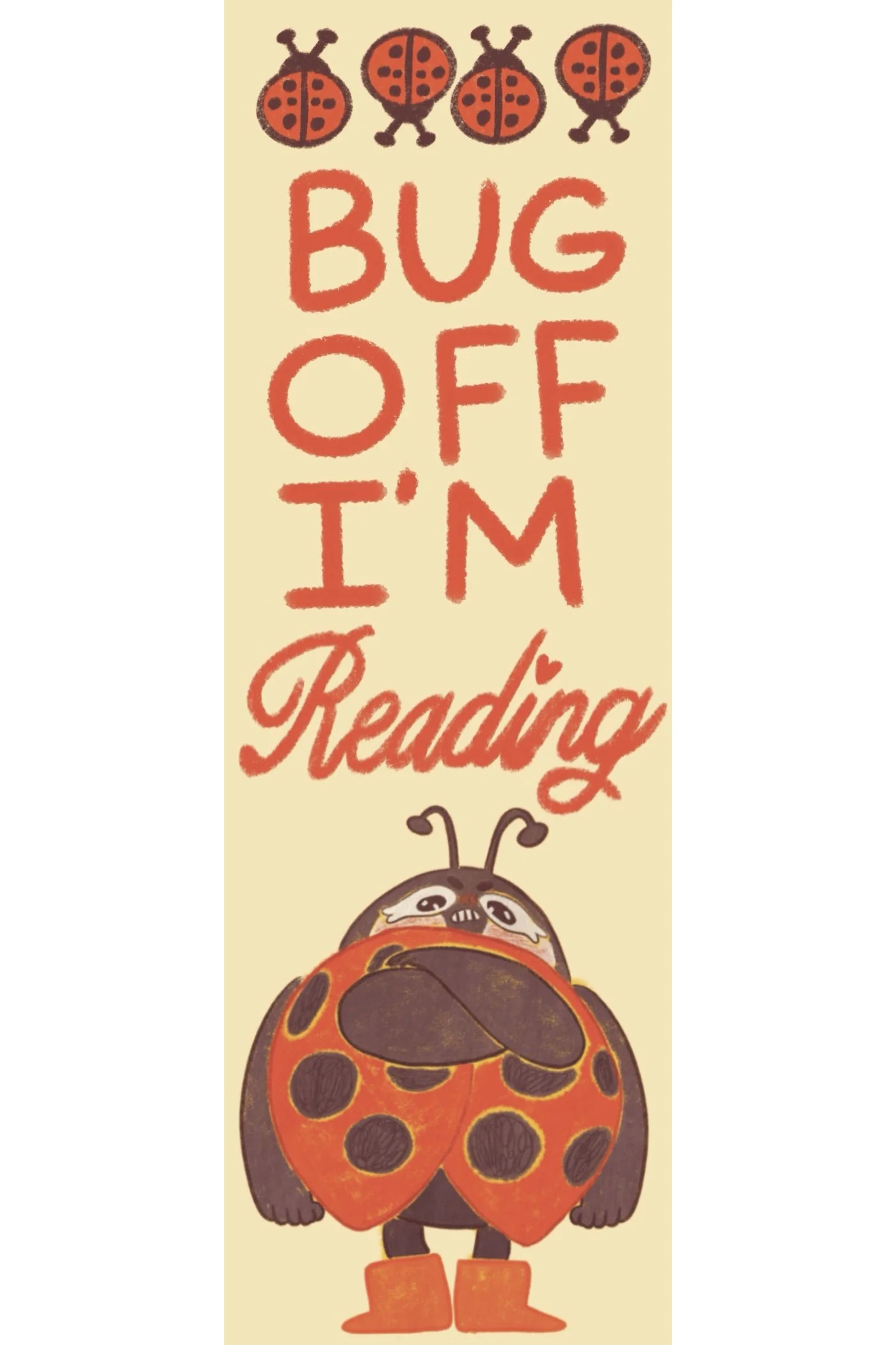 Bug Off Bookmark