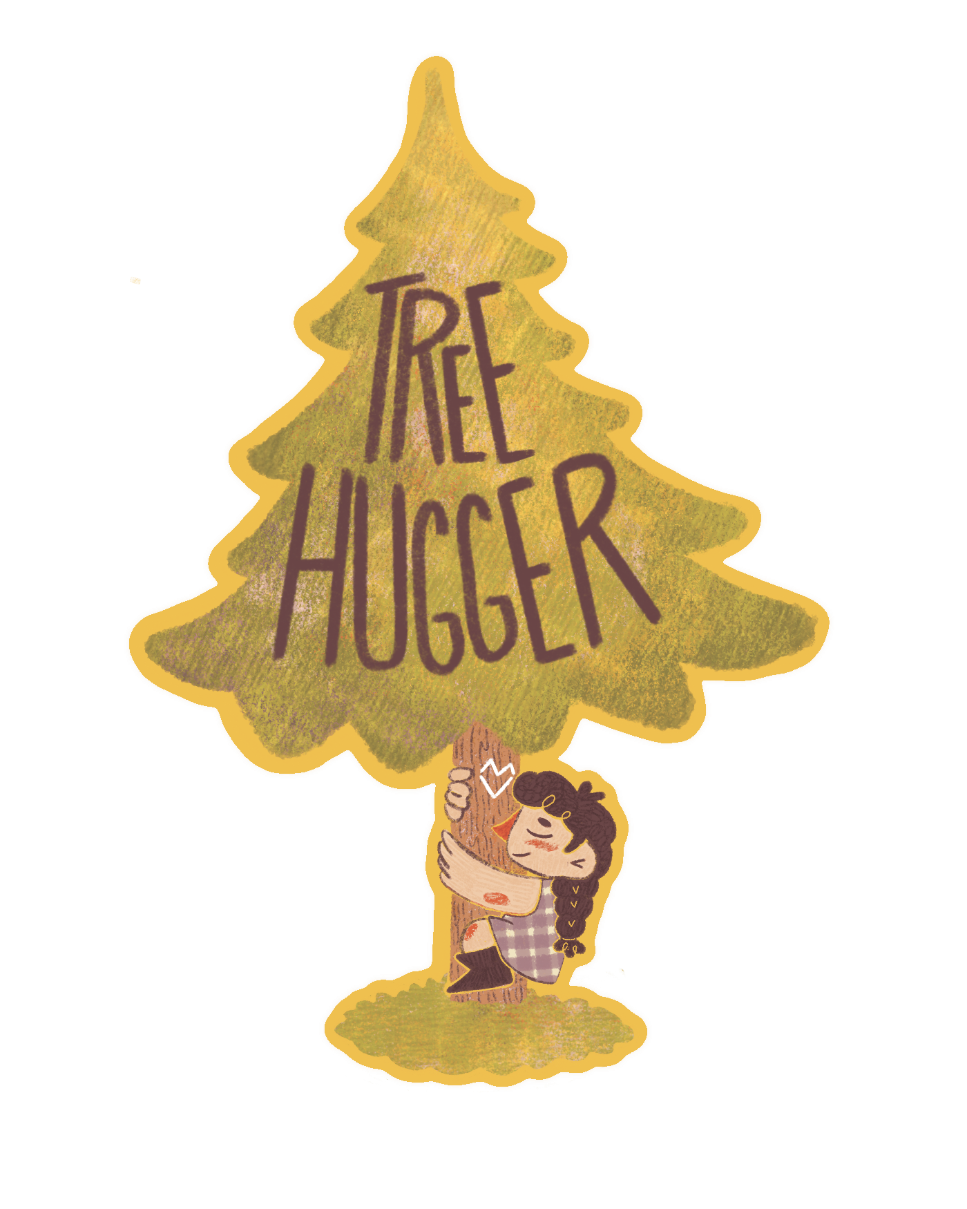 Tree Hugger Sticker
