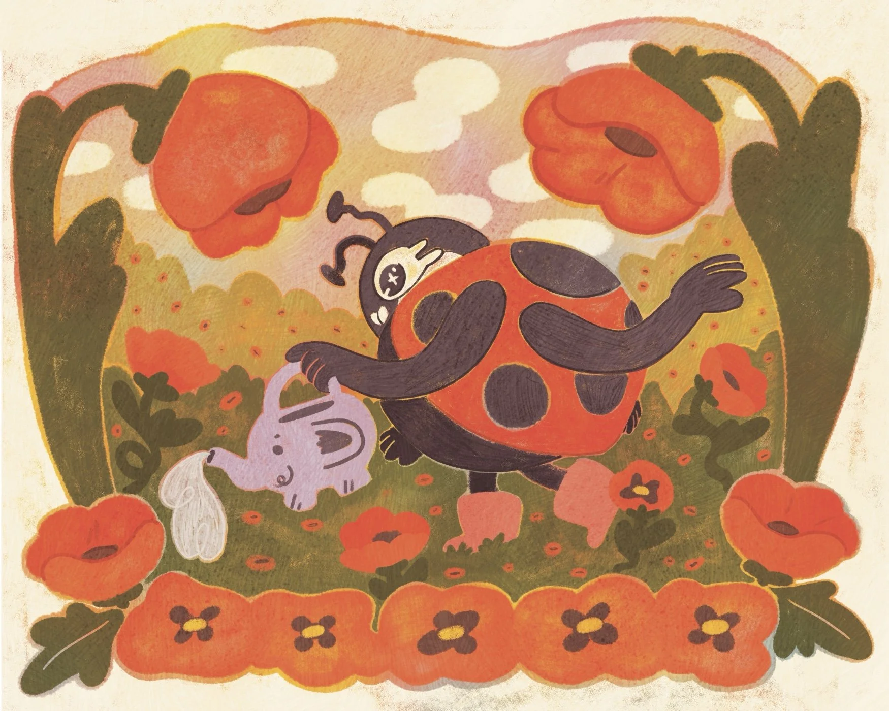 Spotted In Poppy Fields 