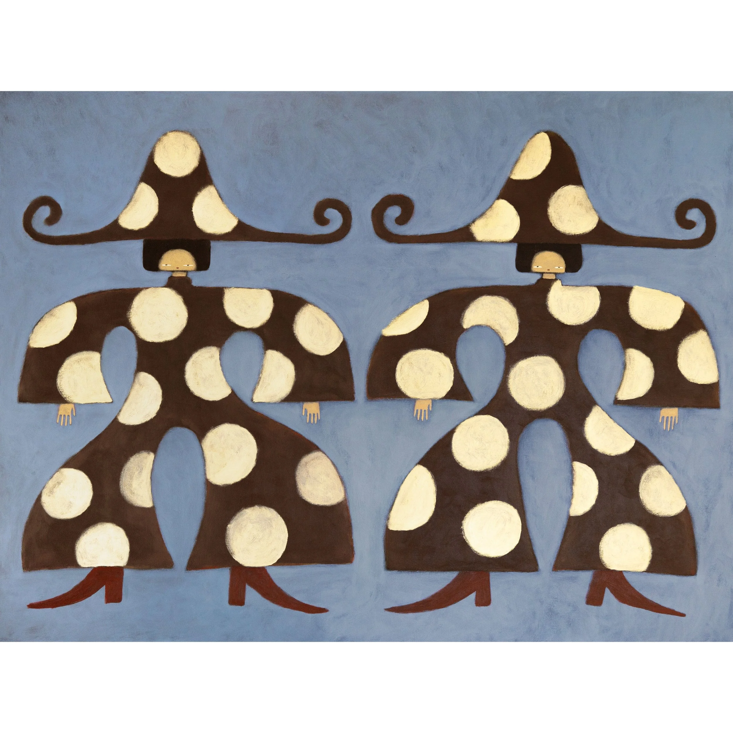 "Line Up" print