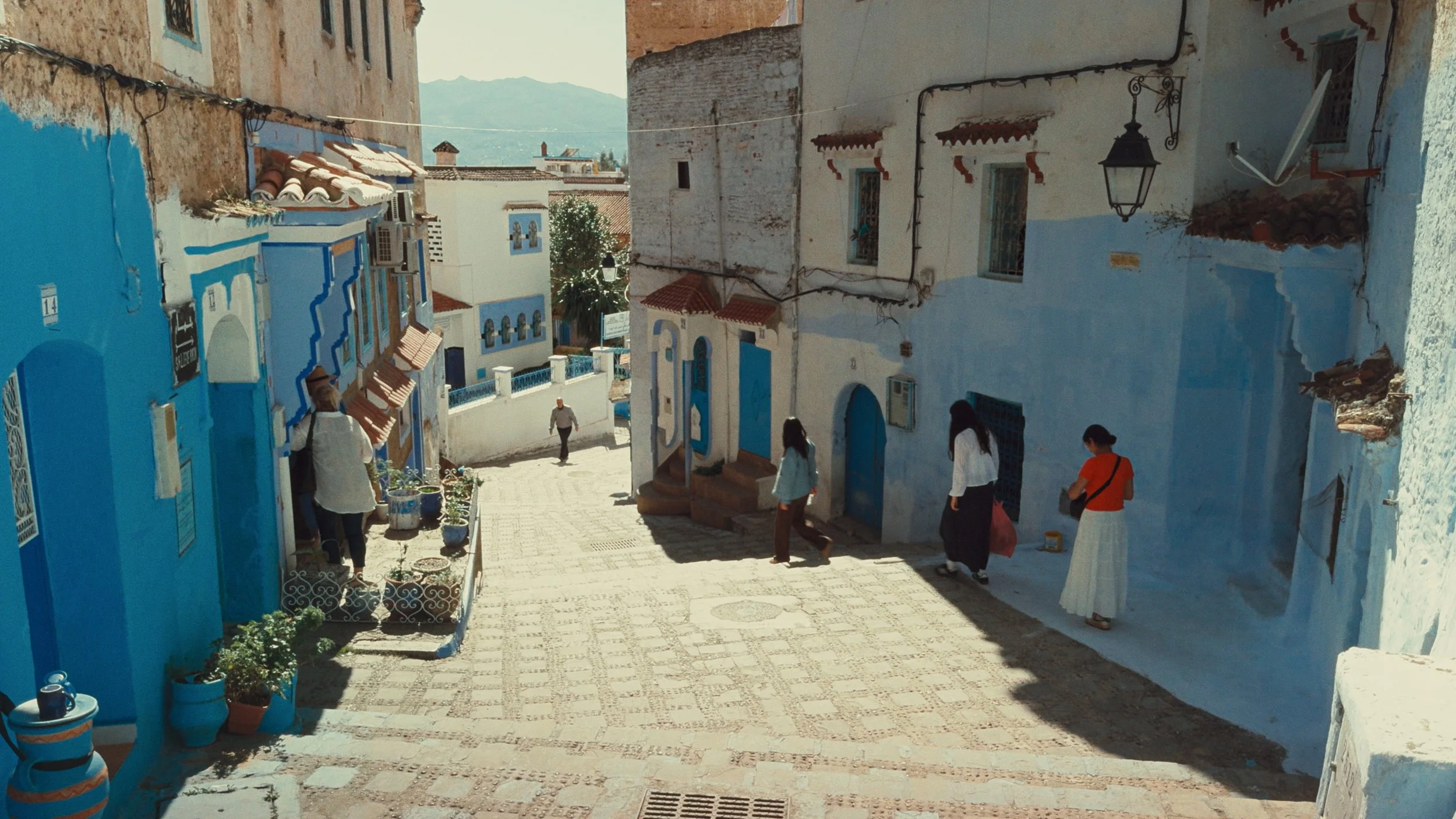 iphone apple log film emulation in Morocco color graded in Davinci Resolve