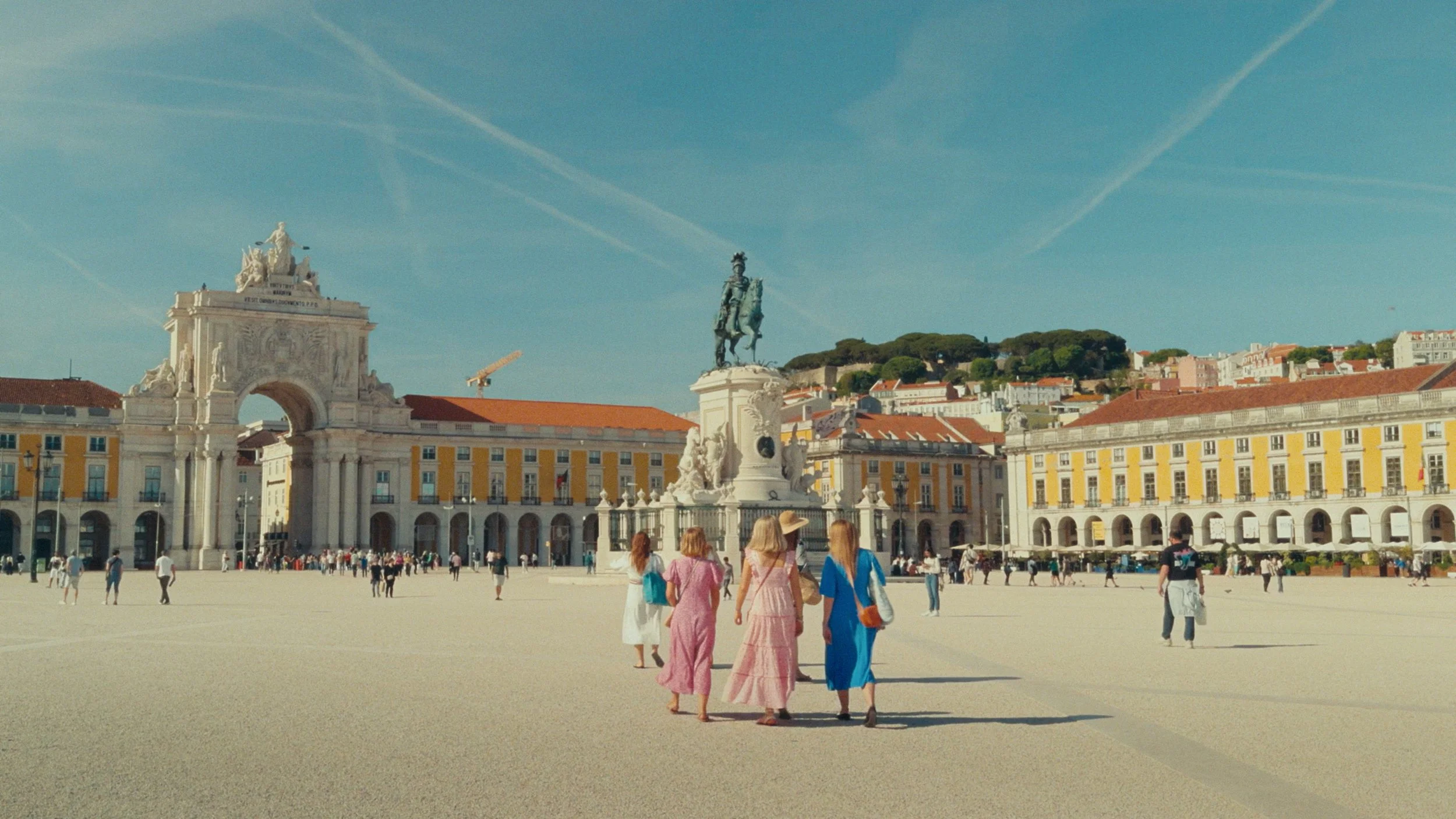 Lisbon archway and square
