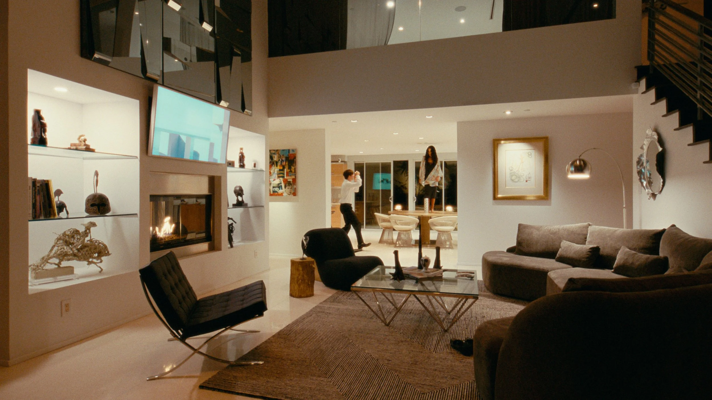 Modern living room in Hollywood Hills