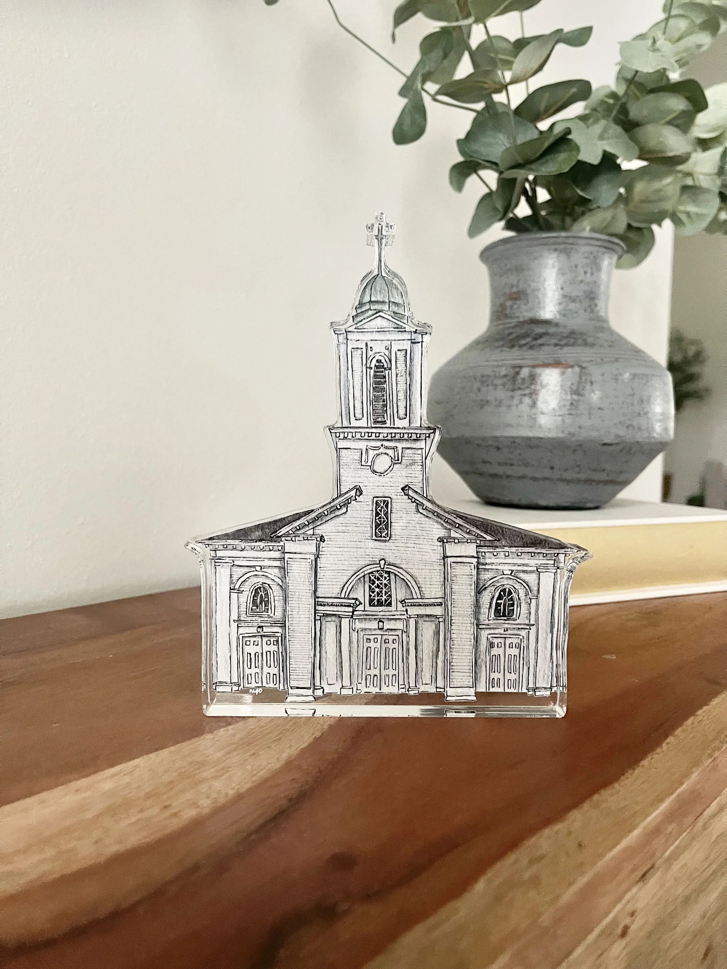 St. Philip Church acrylic block | Vacherie