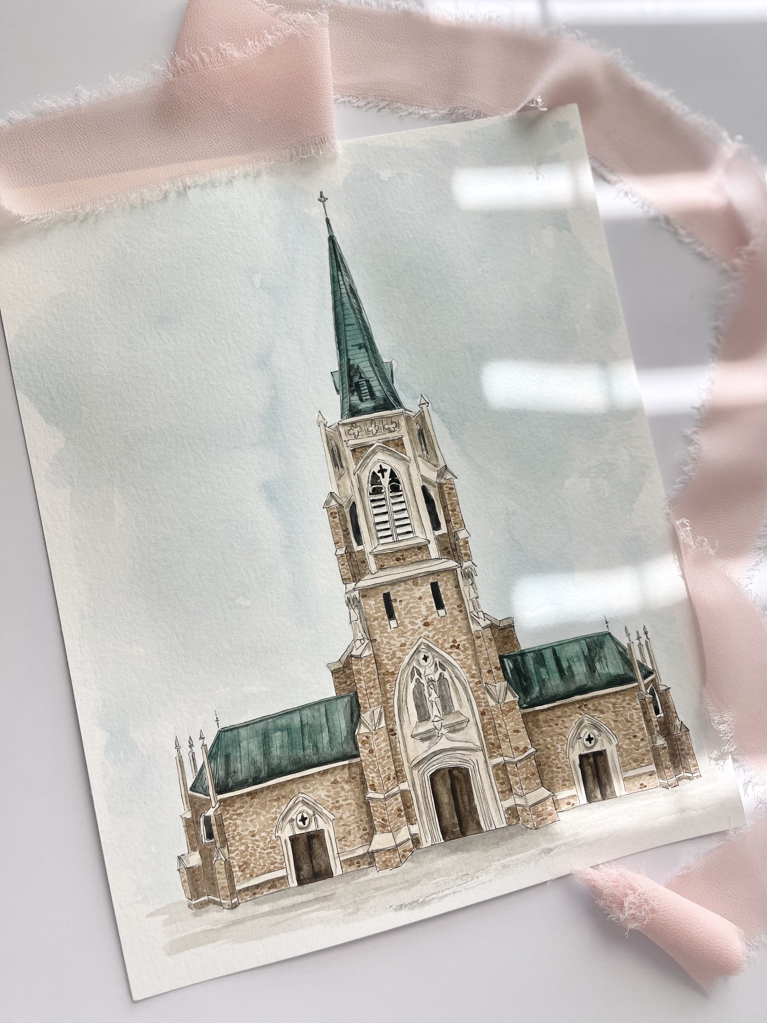 St. Francis original watercolor | 8x10