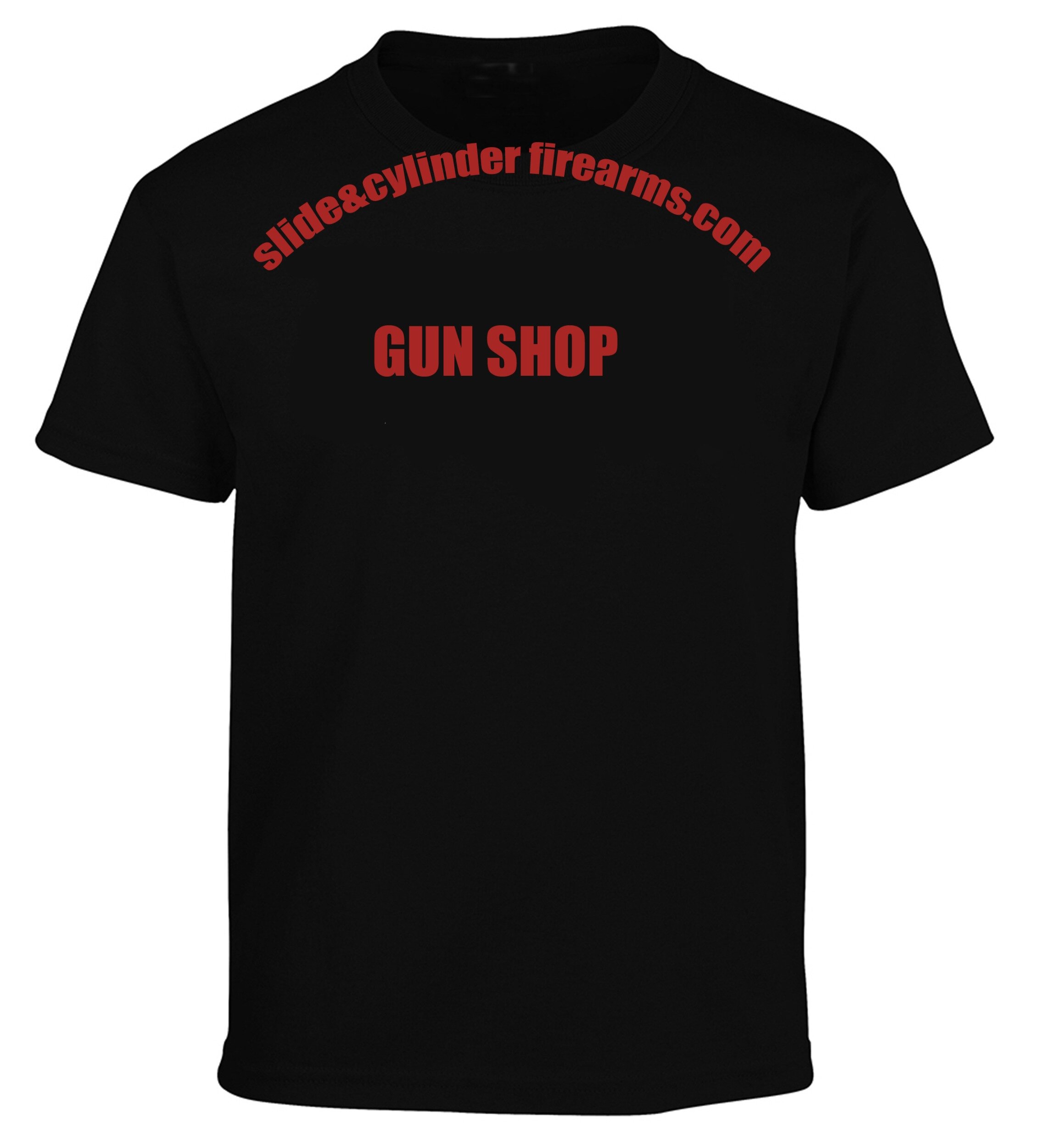 Slide & Cylinder Gun Shop T-shirt