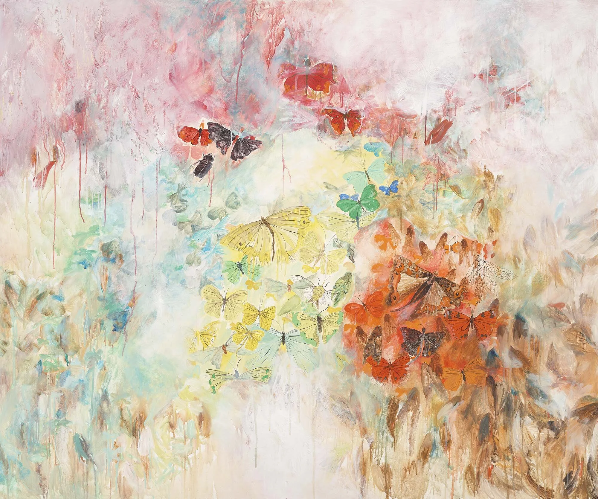 Swarm 01 oil on canvas 152cm x 182cm