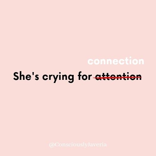 🌟 Somewhere along the way attention became a bad word and the need for attention somehow invalid.

&quot;She's crying for attention&quot; or &quot;That's a fake cry&quot;, I'm guilty of saying these too before becoming a parent and understanding wha