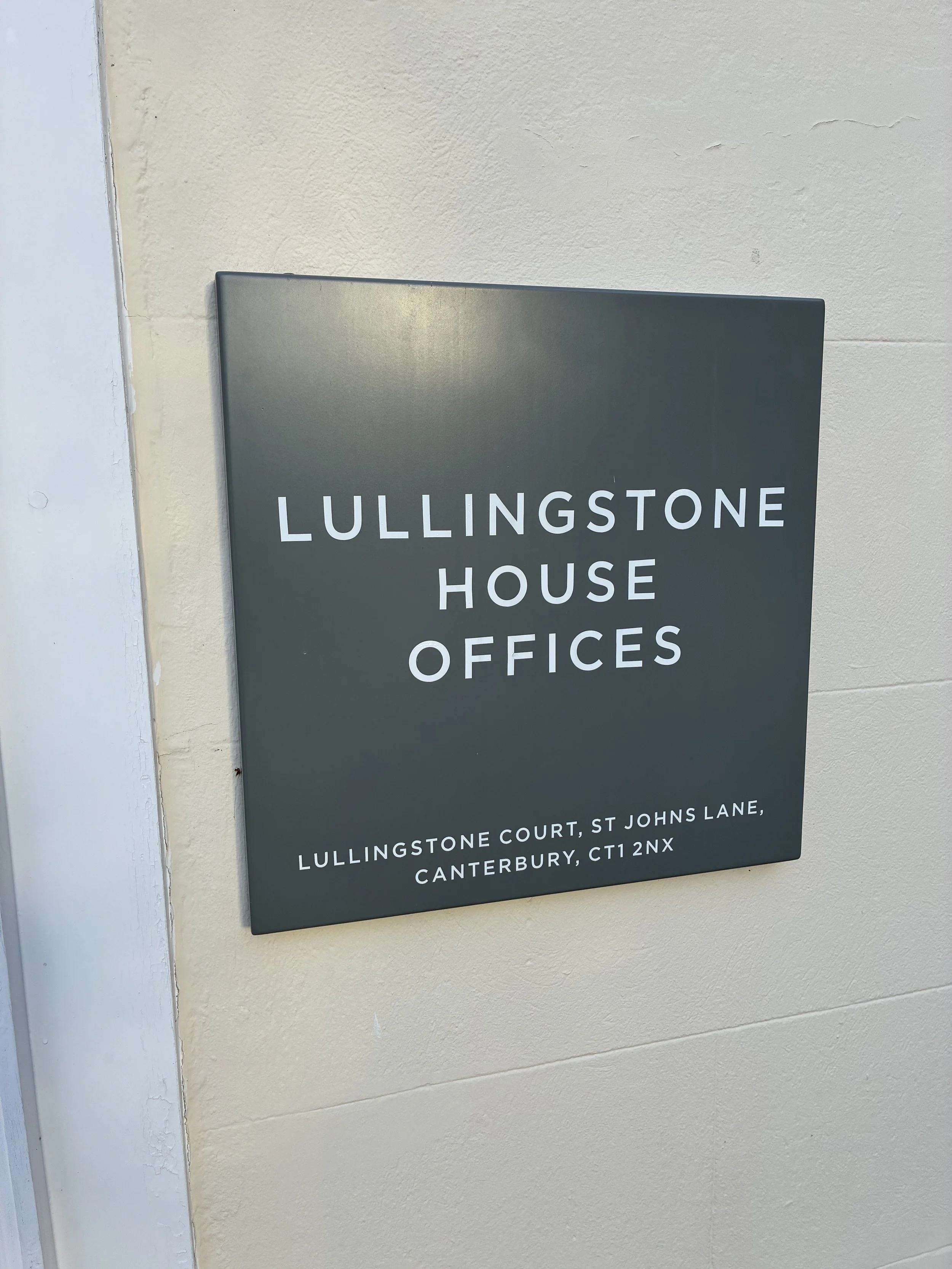 Lullingstone House Offices sign
