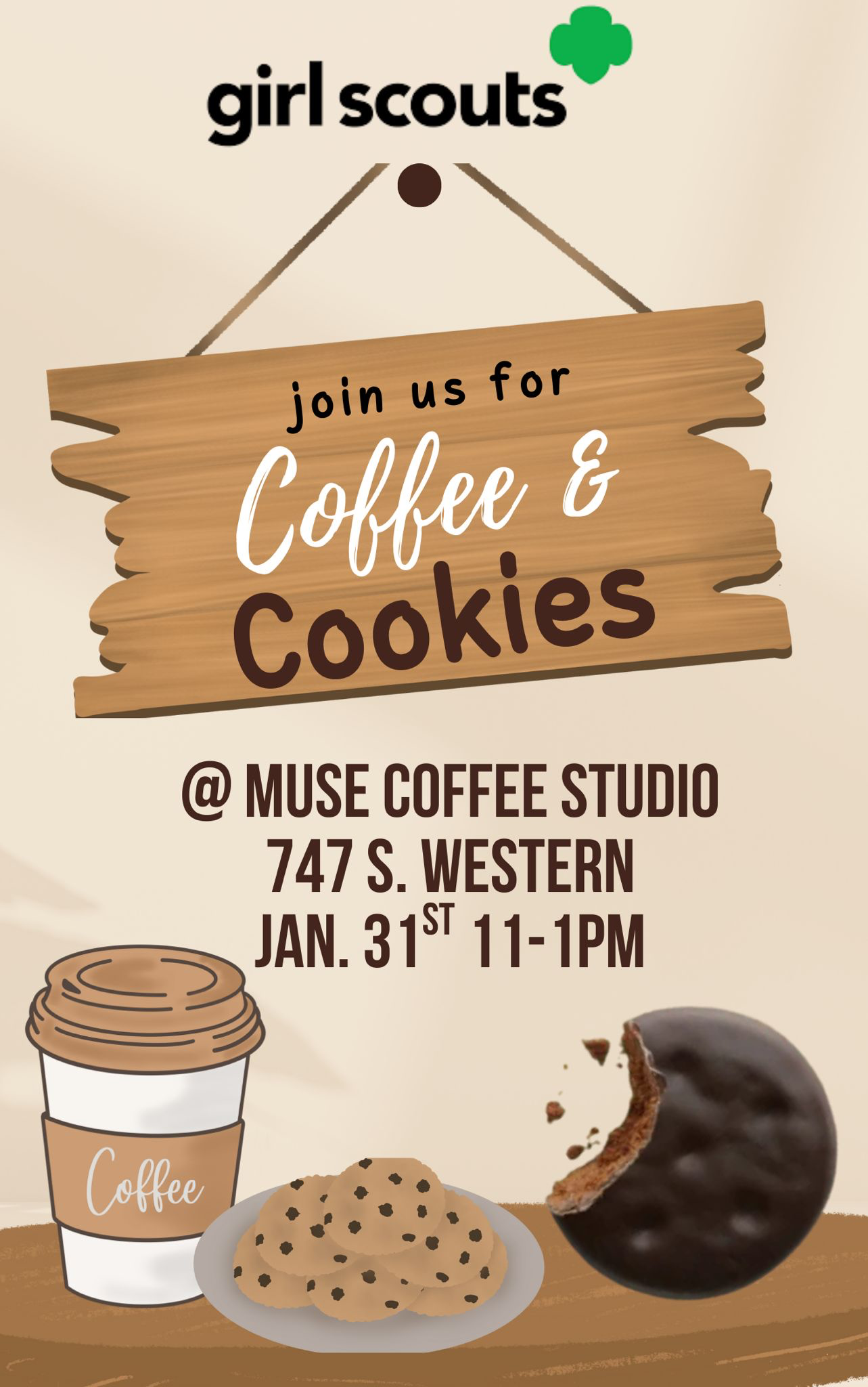 Coffee & Cookies w/ Girl Scout Troop 25552