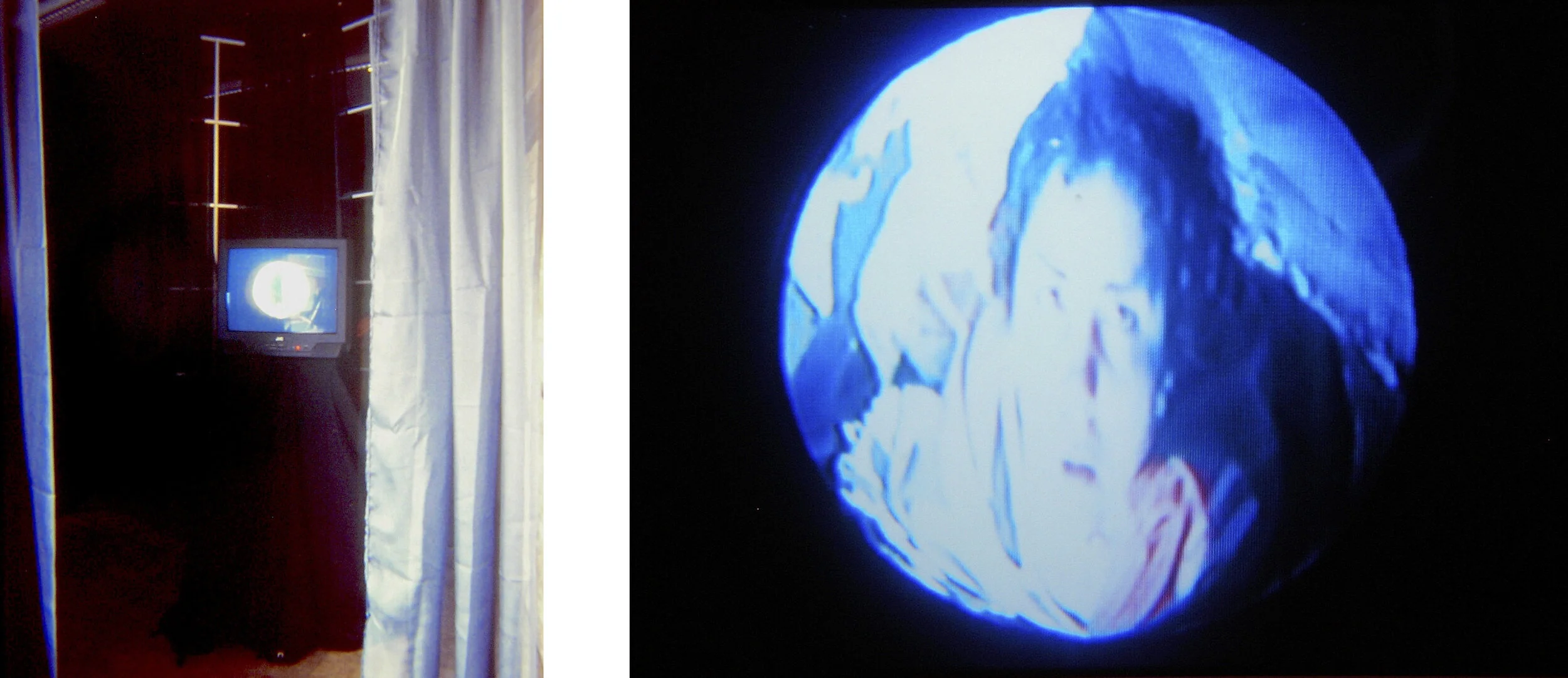 Closet's Shadow; 2003; single channel video installation