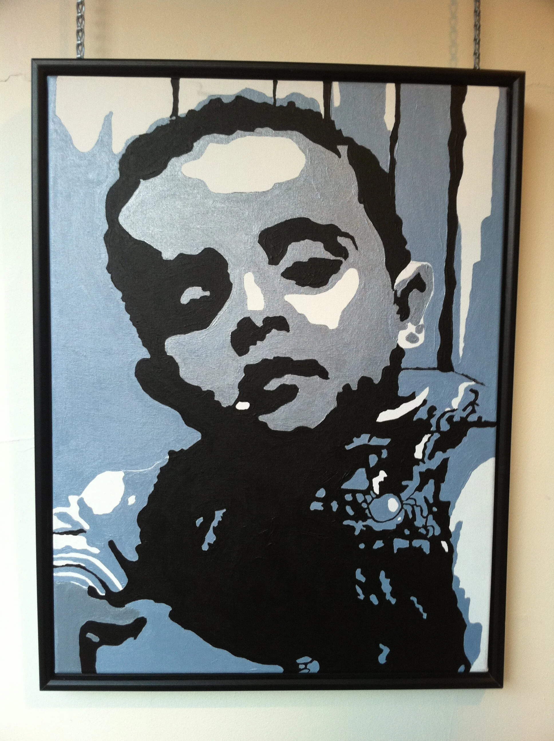 Gangsta;  Gabriela Rosende;  
2011;  Acrylic on Canvas
