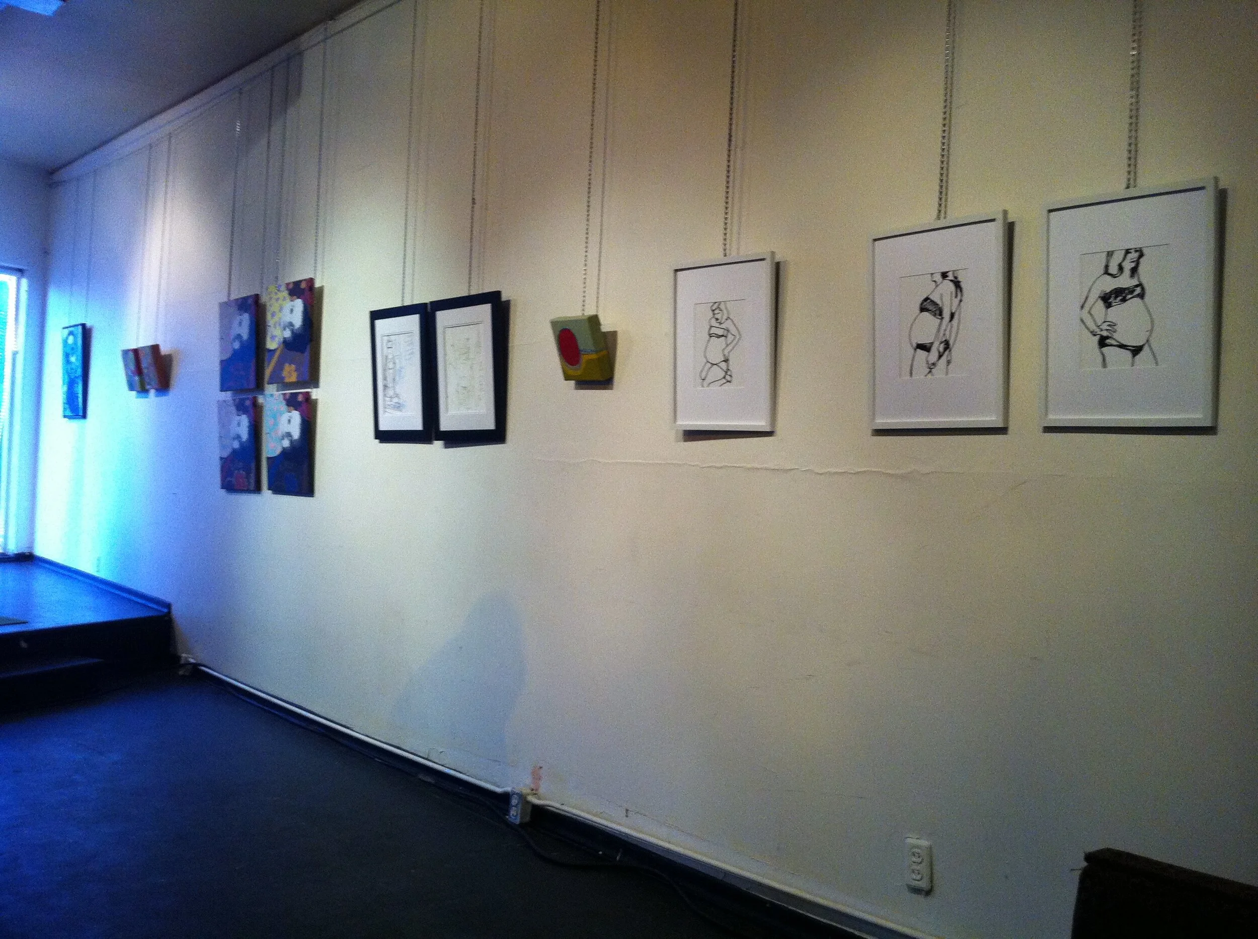 Afterbirth Installation Detail - East Wall, 2011