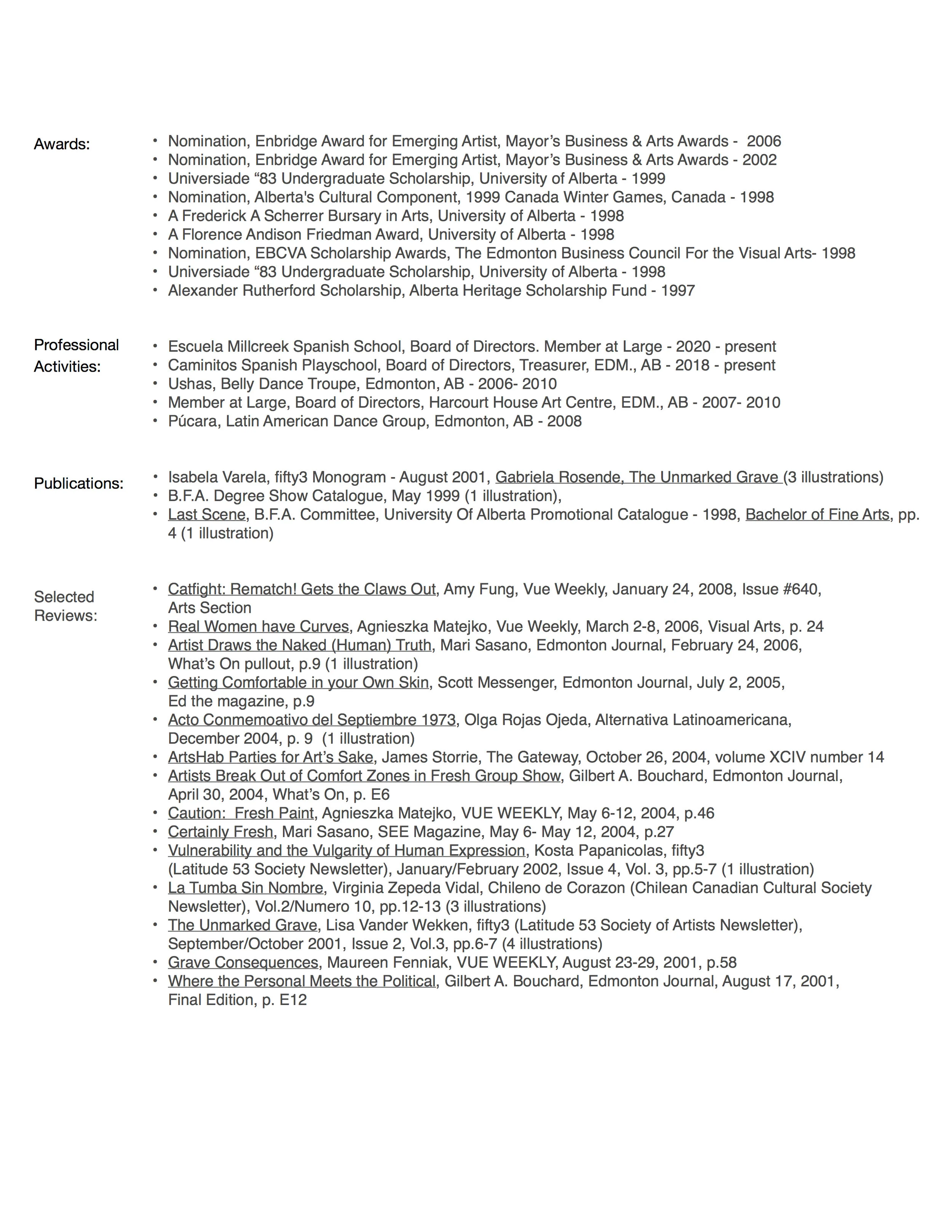 CV - page  2