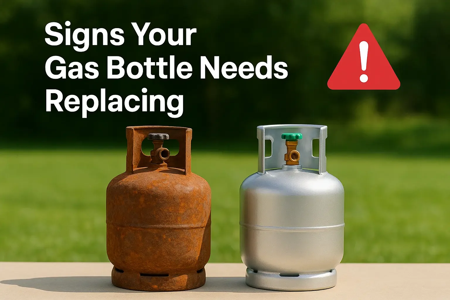 Top 5 Signs Your Gas Bottle Needs Replacing