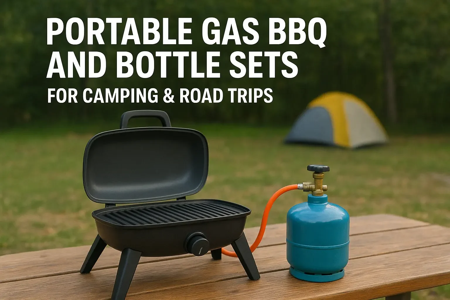 Portable Gas BBQ and Bottle Sets for Camping & Road Trips