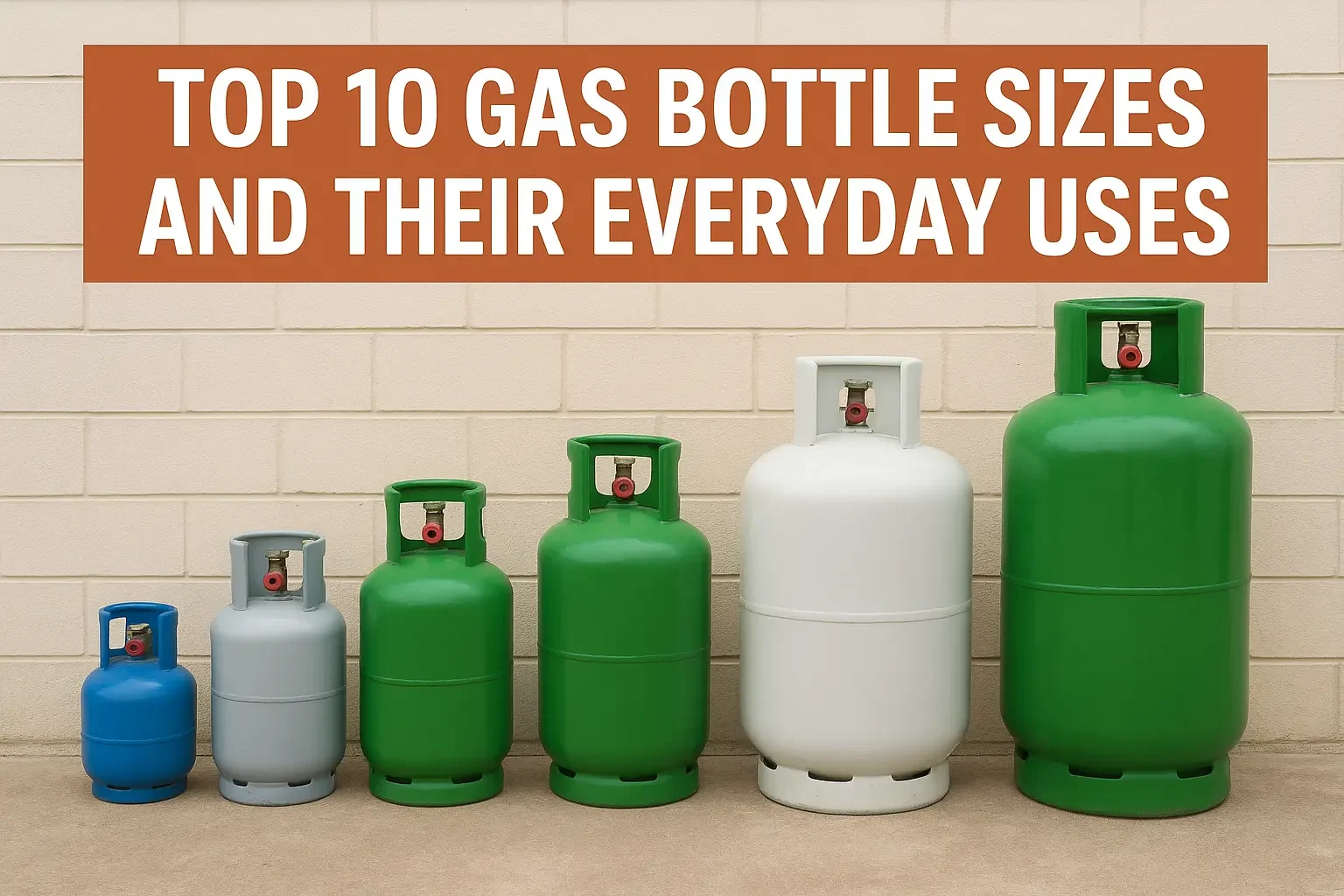 Top 10 Gas Bottle Sizes and Their Everyday Uses