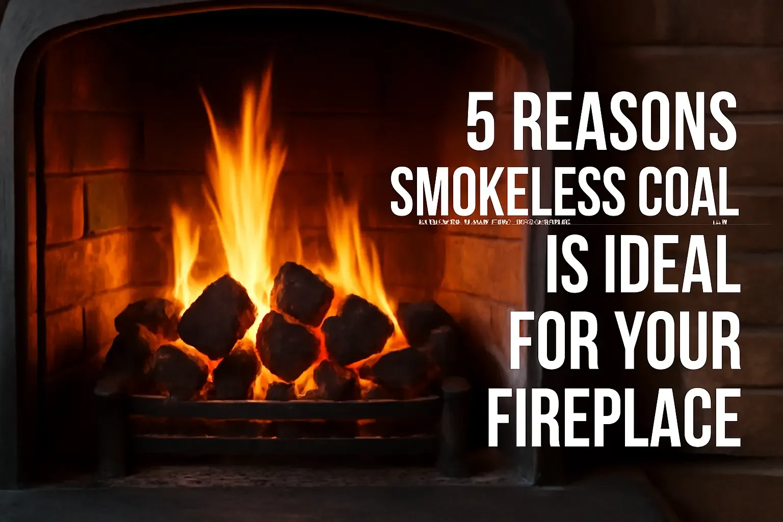 5 Reasons Smokeless Coal Is Ideal for Your Fireplace