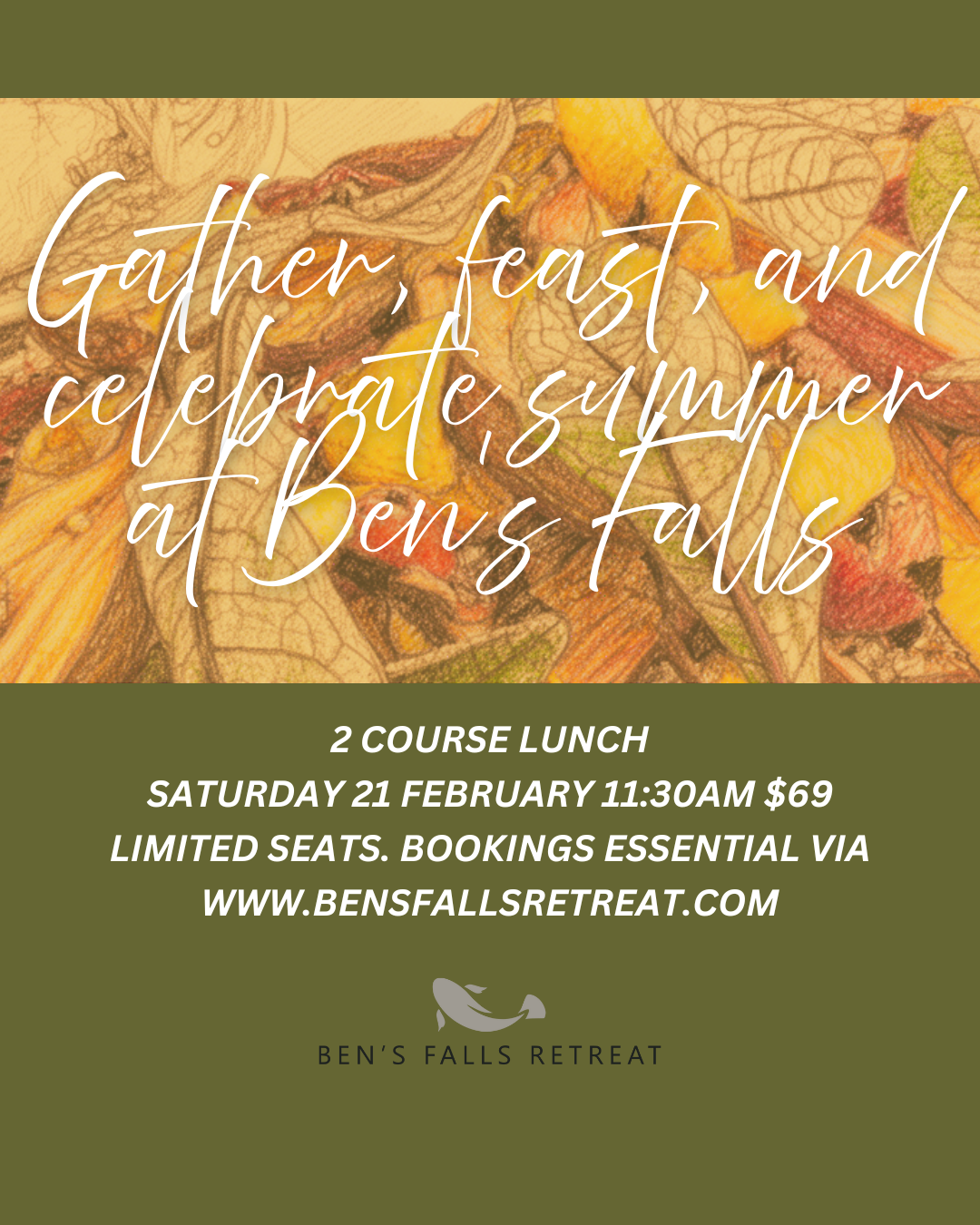 Summer Celebration 2 Course Lunch