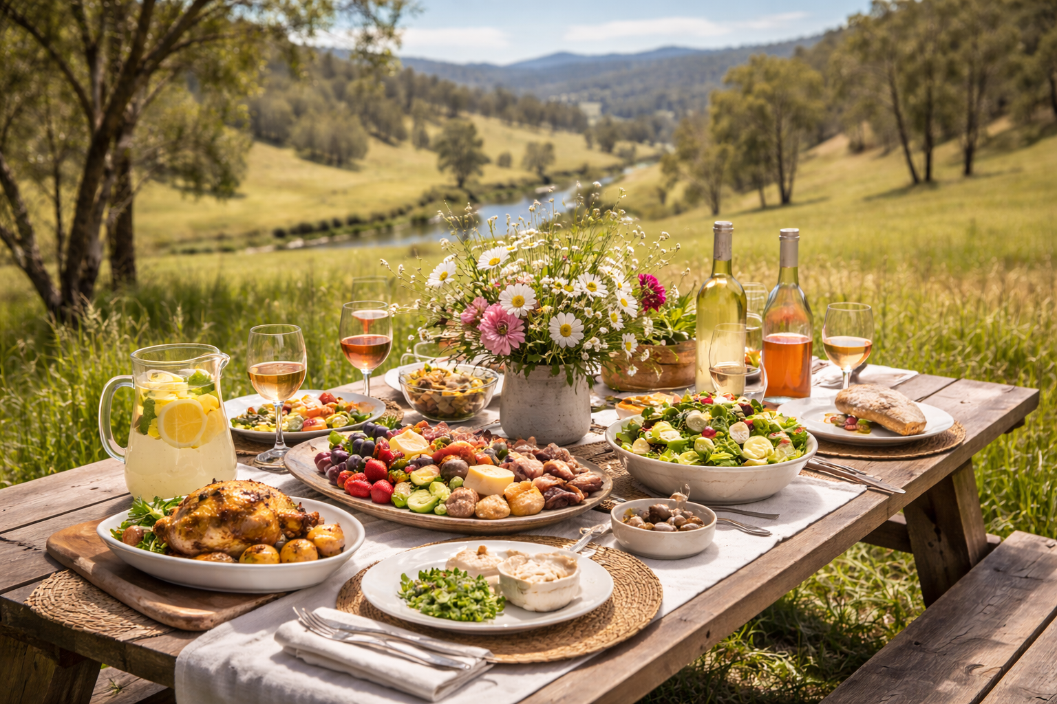 Countryside Lunch at Ben's Falls