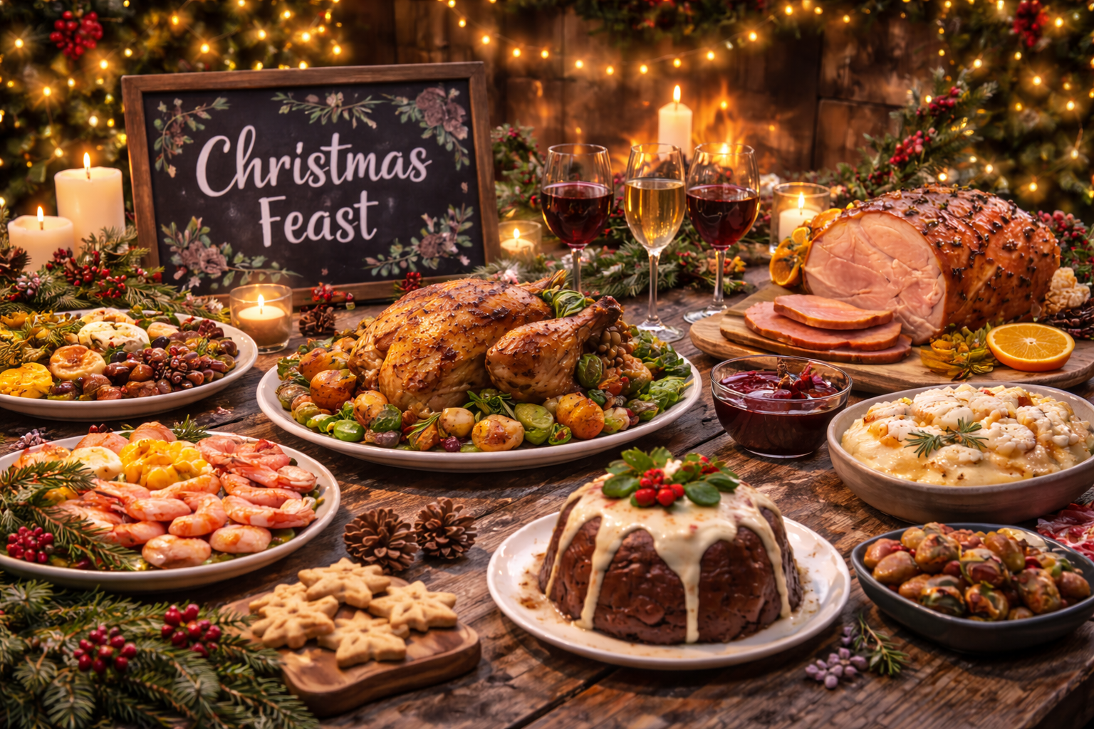 Christmas Feast at Ben's Falls