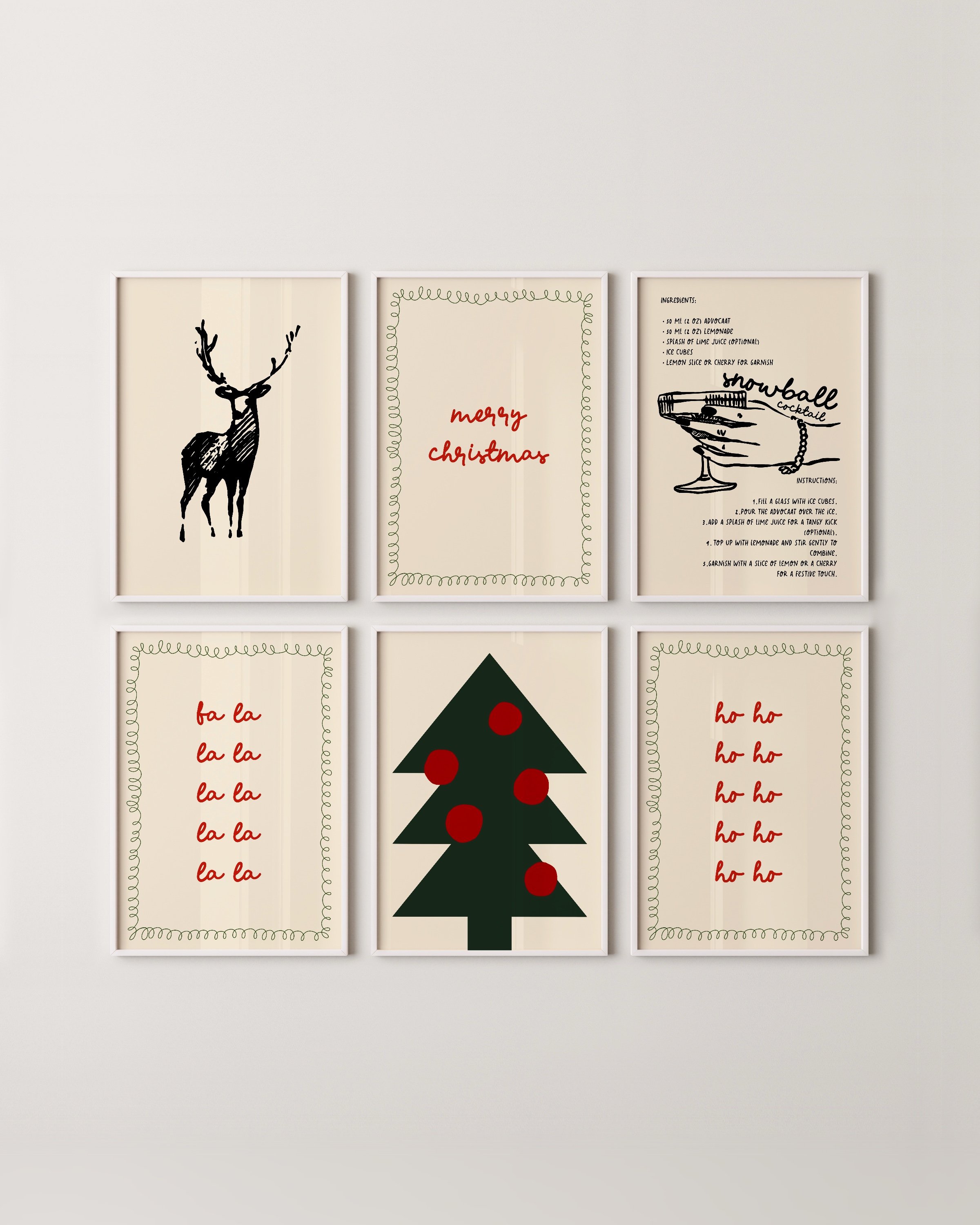 NEUTRAL CHRISTMAS SET N.6.13