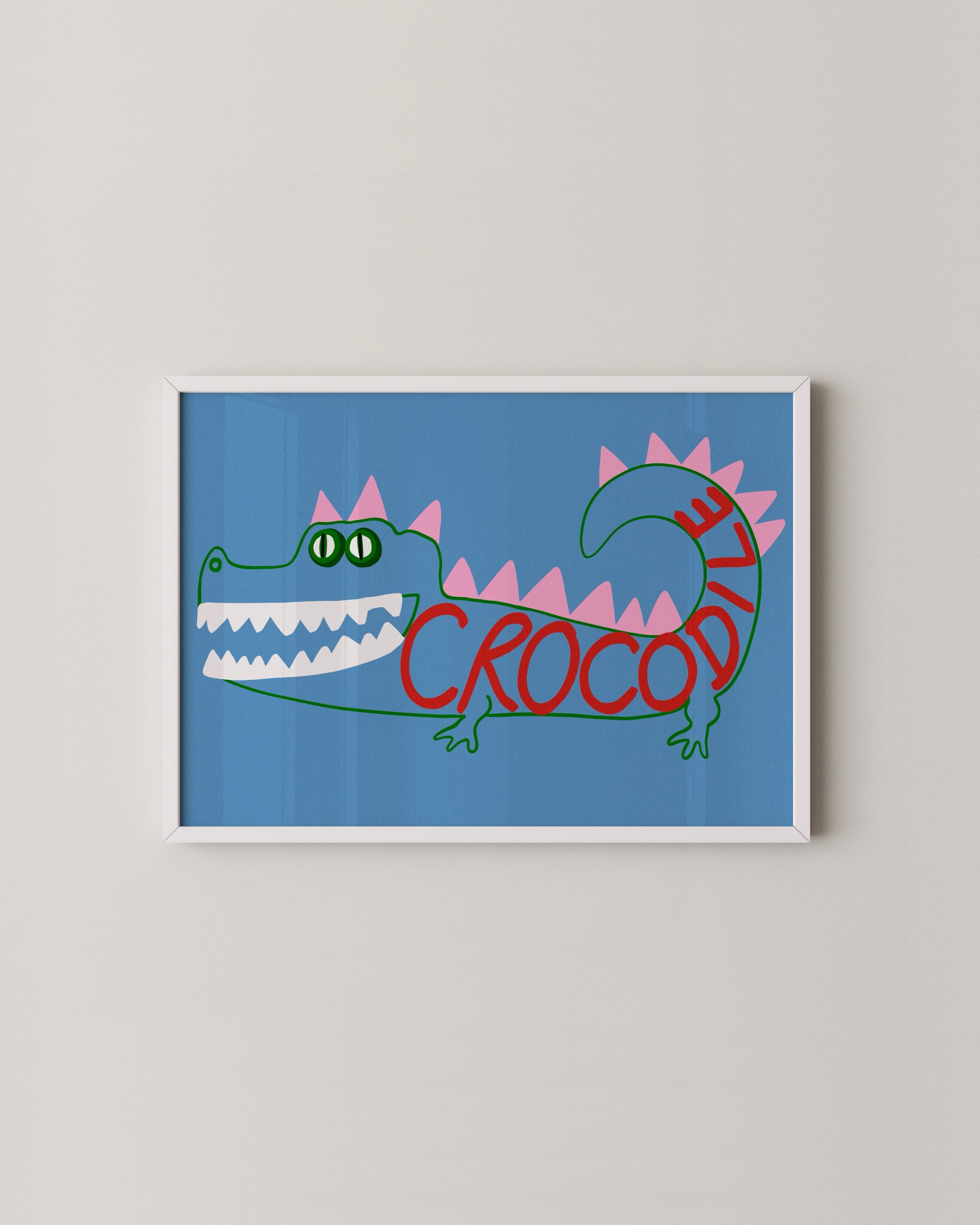 CROCODILE ART PRINT EDIT. 10