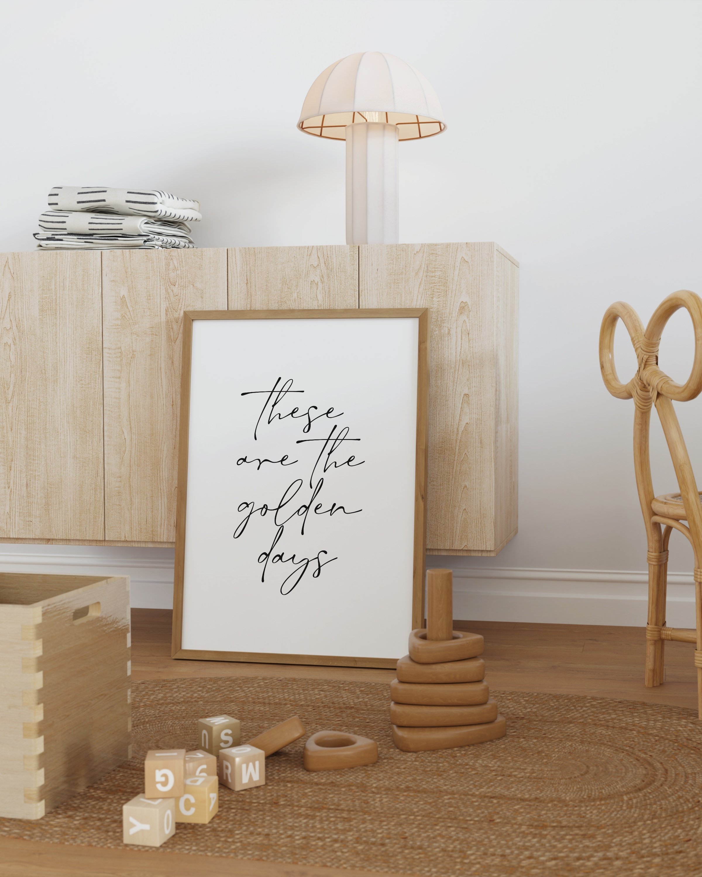 Soft and cozy nursery wall art printable featuring gentle tones, perfect for baby room decor and instant download for easy printing.