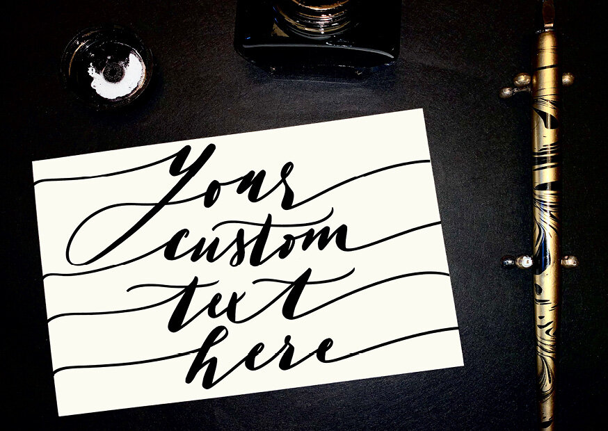 Custom Cards with 5 Words