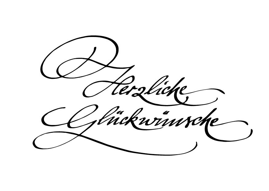 Herzliche Glückwünsche