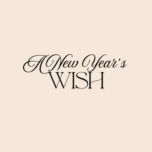 A new year’s wish