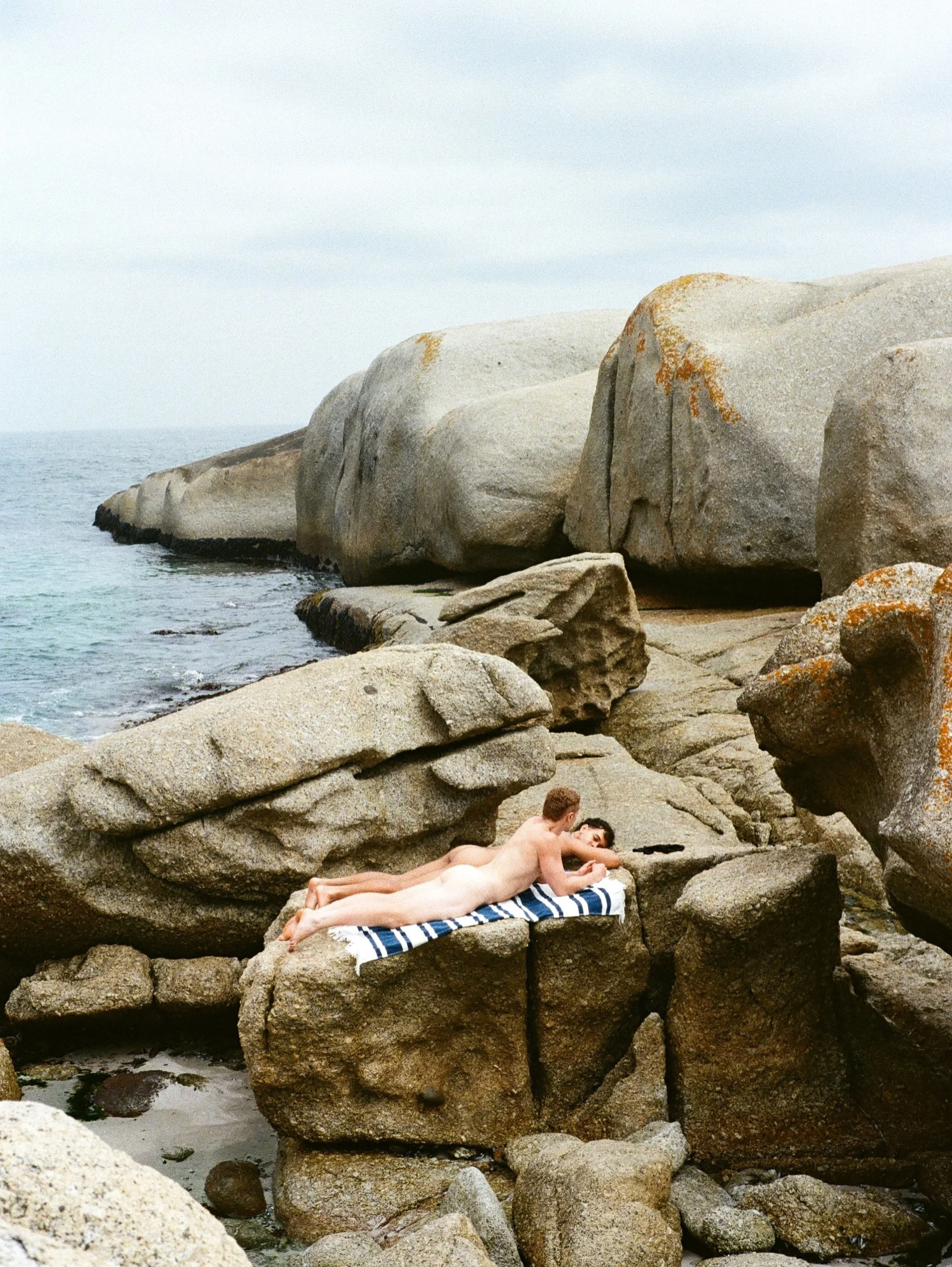Two boys, one towel and a little beach privacy. 

If you&rsquo;re in the mood for a little interview, head over to the @pnpplzine website. We talked about GODSANDBOYS, analogue photography, intimacy and the stories behind the images with @gabrielzuhl