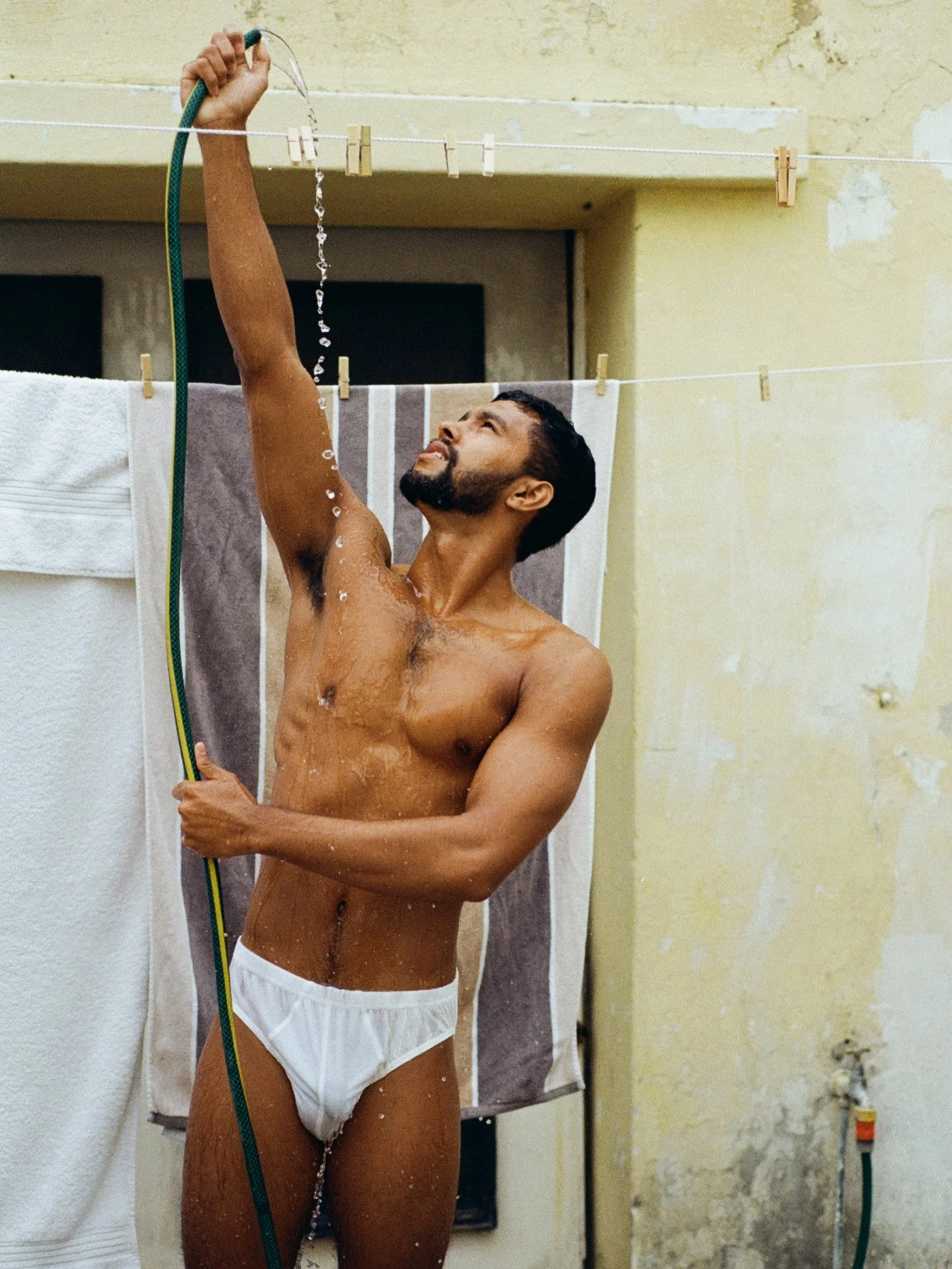 Cooling off, backyard style.
w/ @_kyle_patterson 

#godsandboys #lastdaysofsummer #sunkissed #onfilm