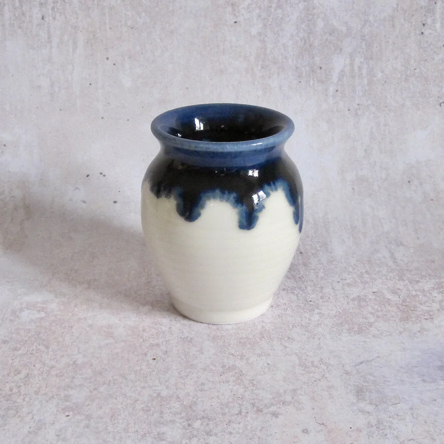 Ocean Blue Bud Vase 