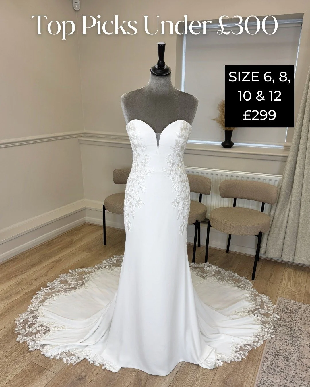 Our Fave Sale Dresses Under &pound;300, with many more available in store. Over 150+ dresses discounted with prices from &pound;149, sizes 6 - 28 with plenty of plus size options. 

Due to HIGH demand for appointments we are extending our Black Frida