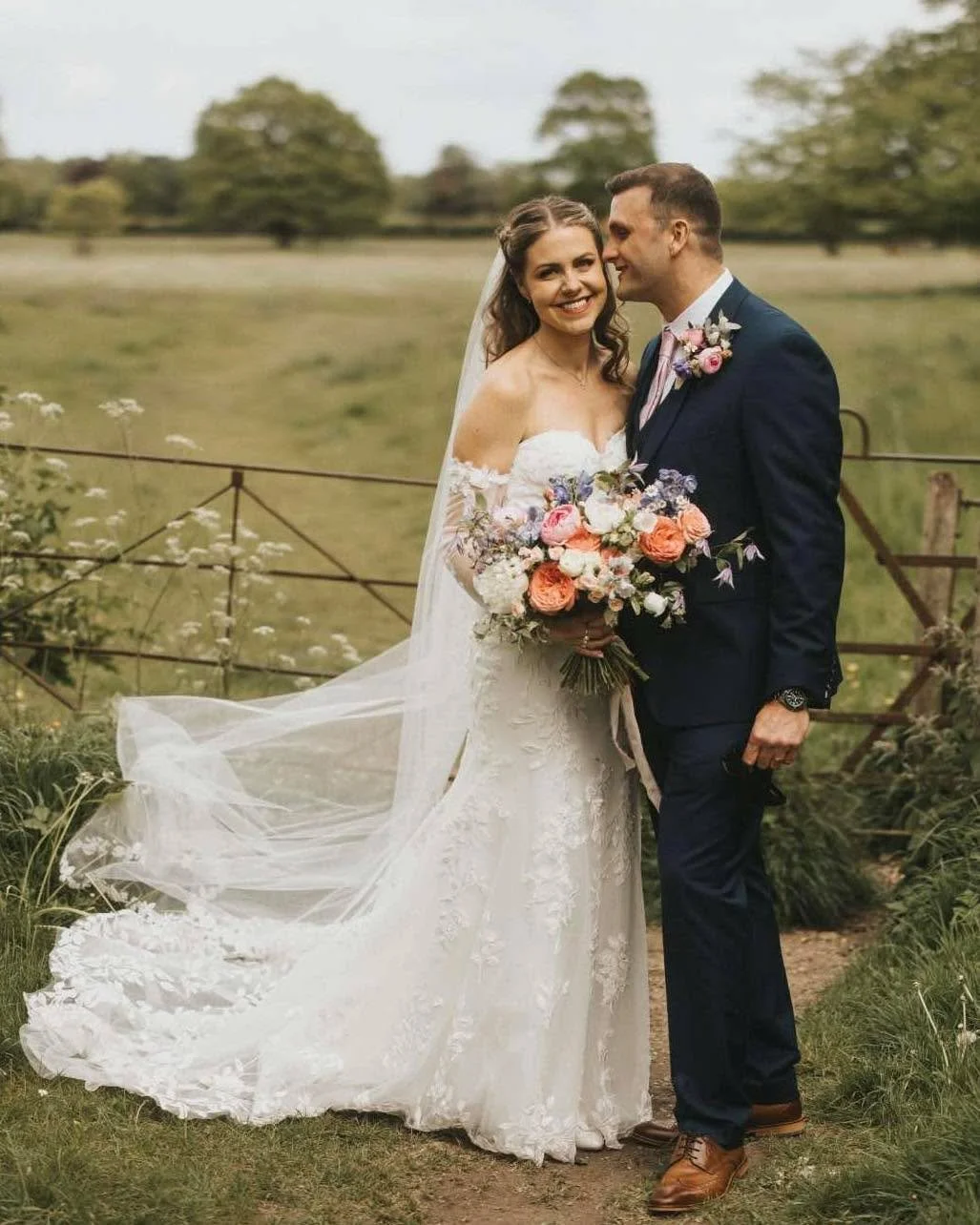 Obsessed is an understatement! 🫶✨

Our beautiful bride Danielle looks incredible in her Alexandria dress, sleeves &amp; veil - the most stunning combination. How gorgeous are these photos! Congratulations to you both, we are so glad you had the best