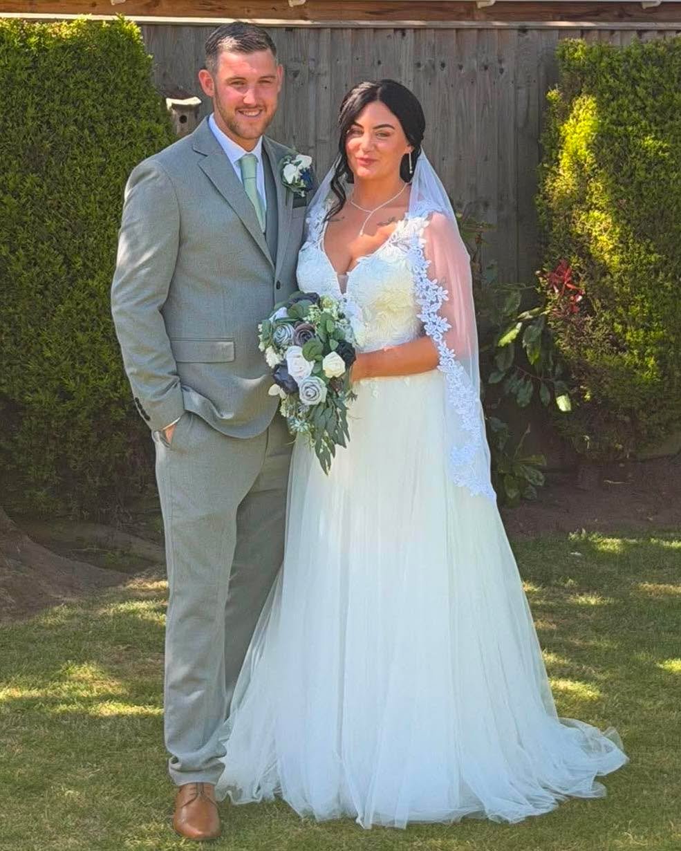A little real bride love today for our beautiful Jordan 🤍

Jordan married the love of her life on the 29th of May wearing our stunning Autumn gown, and we think you&rsquo;ll agree she looked absolutely incredible ✨ Seeing our brides glowing with con