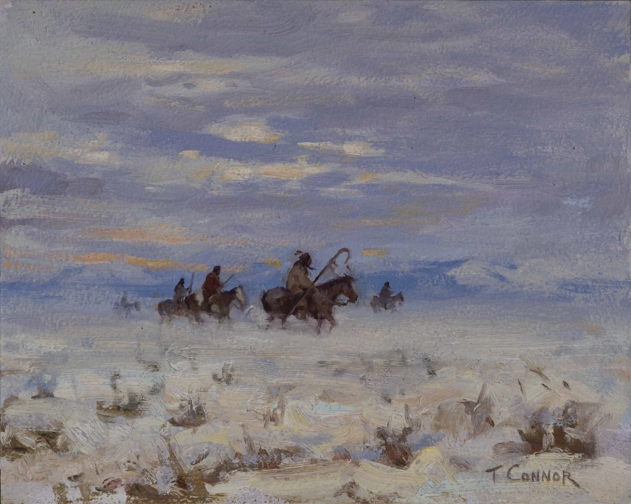 Winter Winds , 8"x10", Oil, SOLD