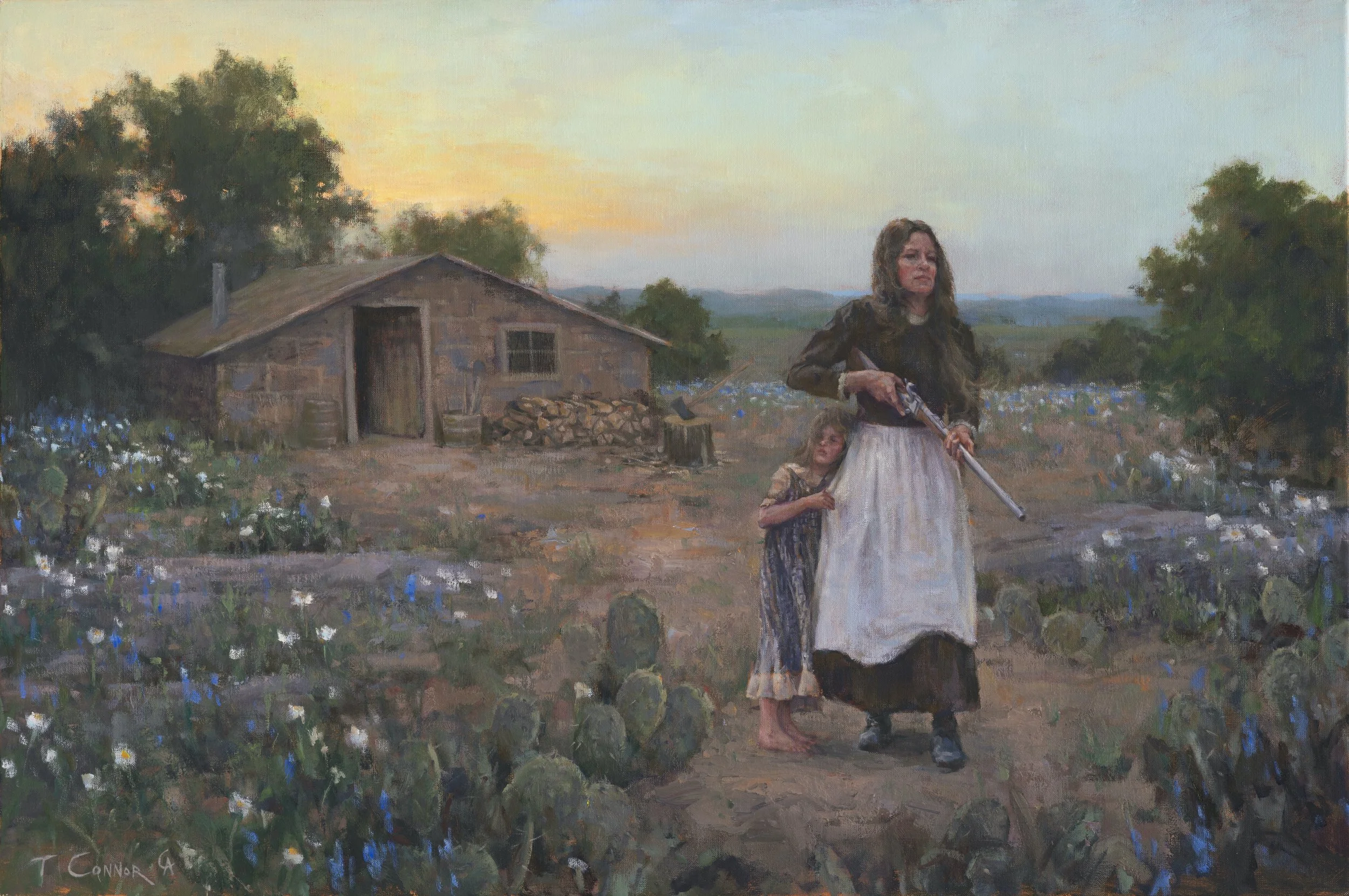 “She Stands Alone” 24"x36" | Auction Painting